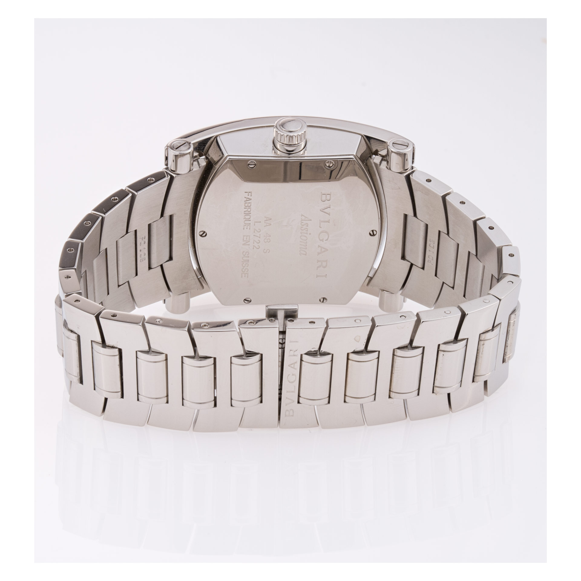 Bvlgari AA 48 S Assioma Automatic Male Stainless Steel Watches Bvlgari AA 48 S Assioma Automatic Male Stainless Steel Watches