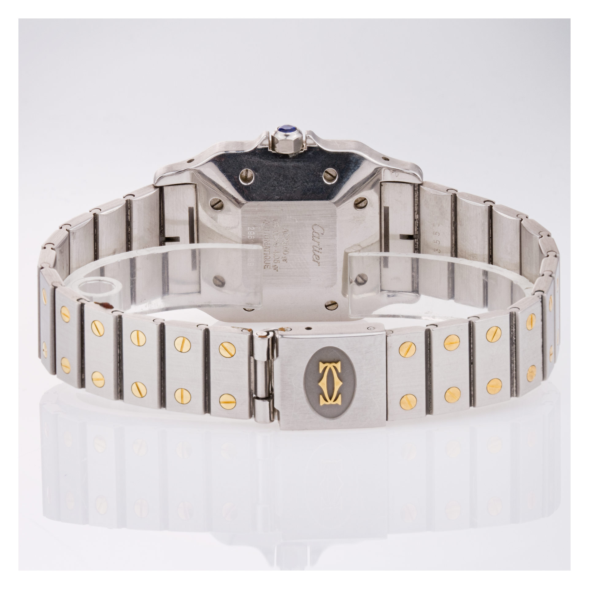 Cartier Cartier 1829 Santos Automatic Male 18k gold & Stainless Steel Watches Cartier Cartier 1829 Santos Automatic Male 18k gold & Stainless Steel Watches