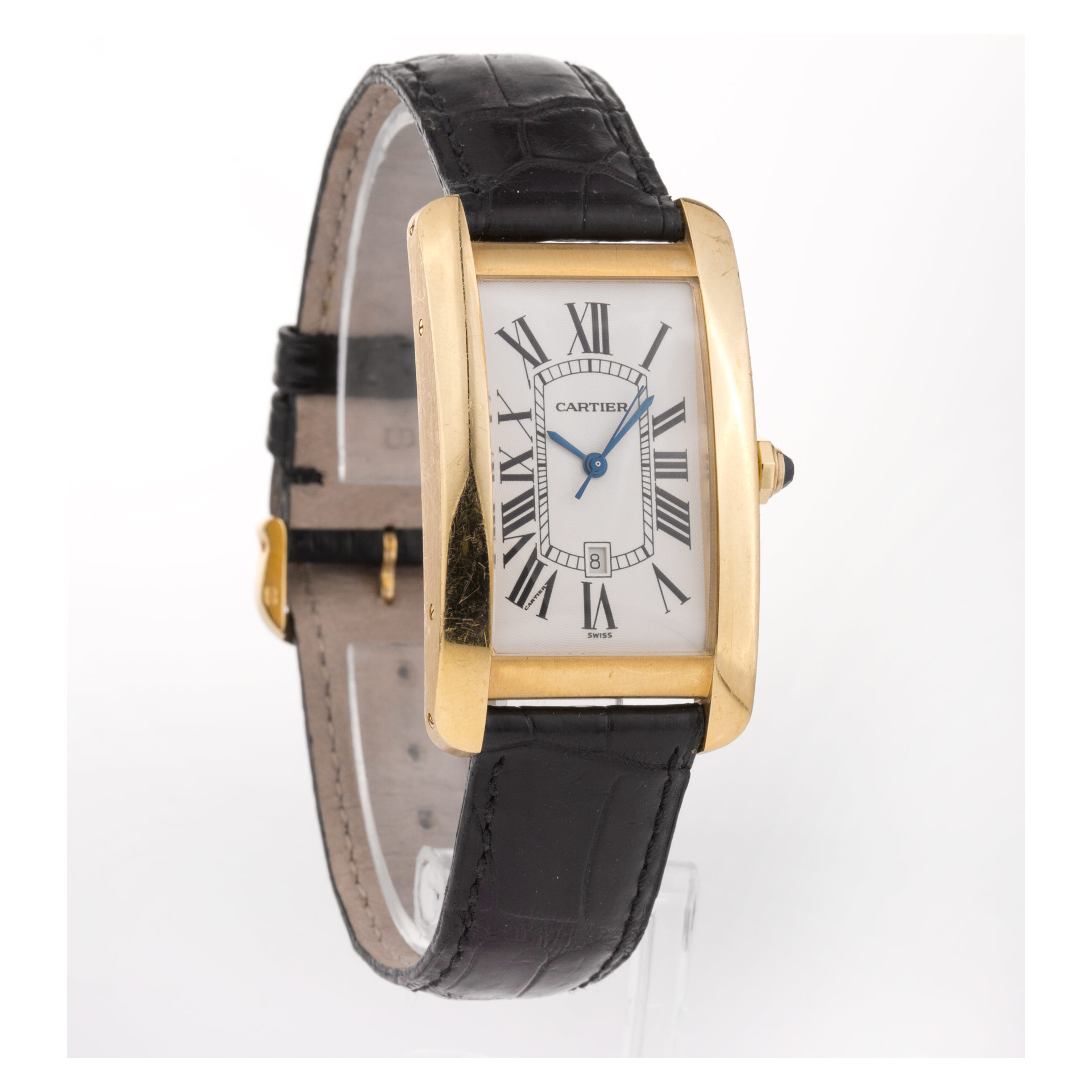Cartier 1740 Tank Americaine Automatic Unisex 18k yellow gold Watches Cartier 1740 Tank Americaine Automatic Unisex 18k yellow gold Watches