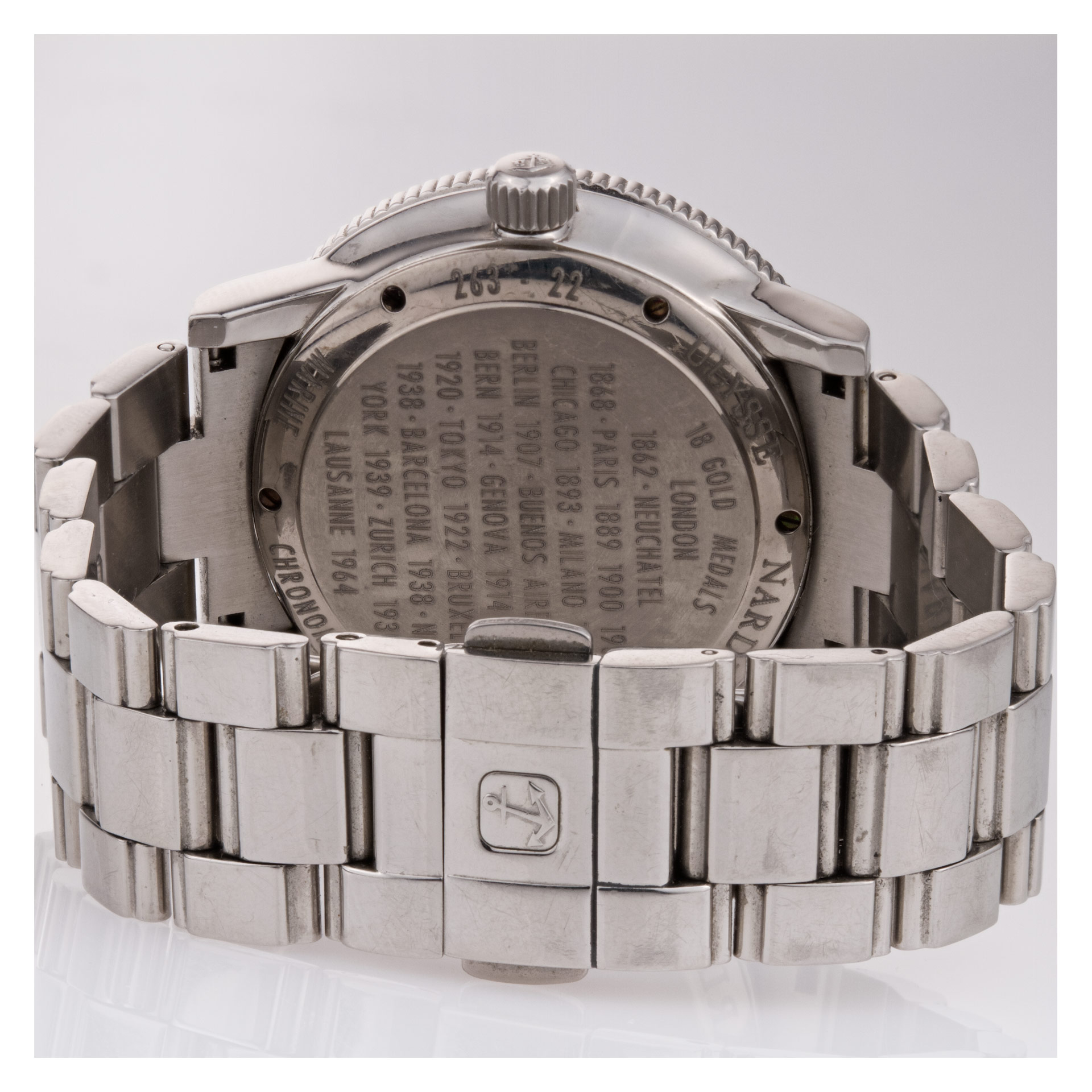 Ulysse Nardin 263-22-7/40 Marine Chronometer Automatic Male Stainless Steel Watches Ulysse Nardin 263-22-7/40 Marine Chronometer Automatic Male Stainless Steel Watches