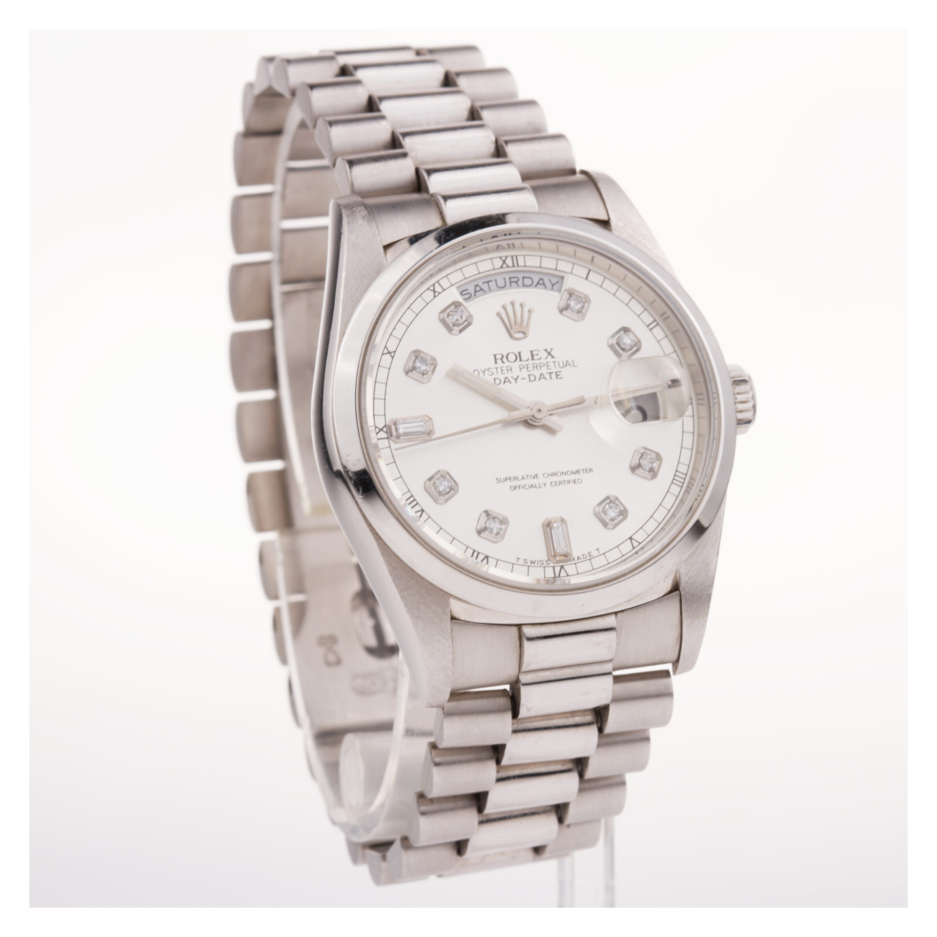 Rolex 18239 Day-Date Automatic Male 18k White Gold Watches Rolex 18239 Day-Date Automatic Male 18k White Gold Watches