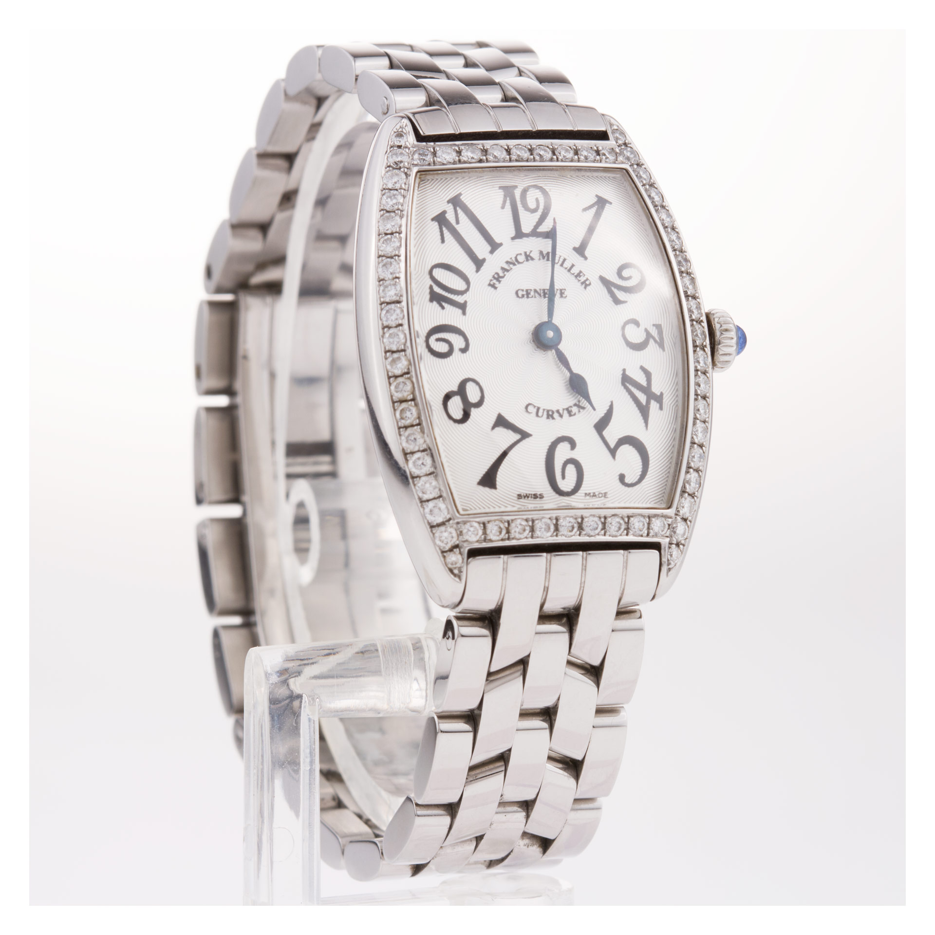Franck Muller 1752 QZ Curvex Quartz Female Stainless Steel Watches Franck Muller 1752 QZ Curvex Quartz Female Stainless Steel Watches