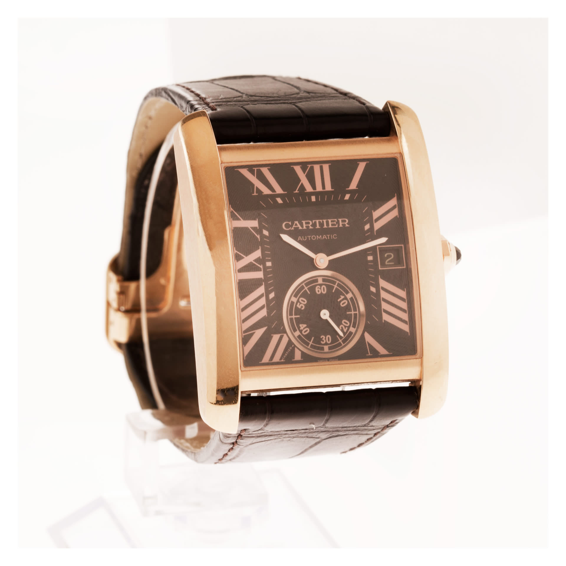 Cartier W5330002 Tank MC Automatic Male 18k Pink Gold Watches Cartier W5330002 Tank MC Automatic Male 18k Pink Gold Watches
