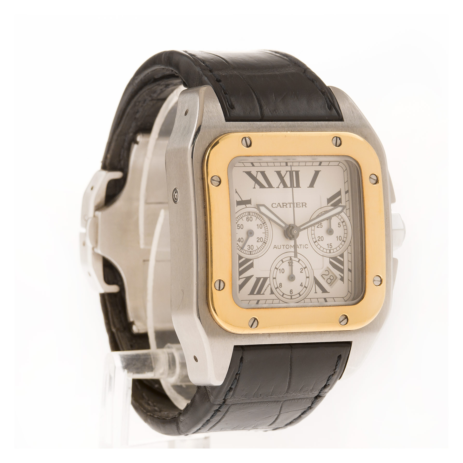 Cartier W520091X03 Santos 100 Automatic Male Stainless Steel Watches Cartier W520091X03 Santos 100 Automatic Male Stainless Steel Watches