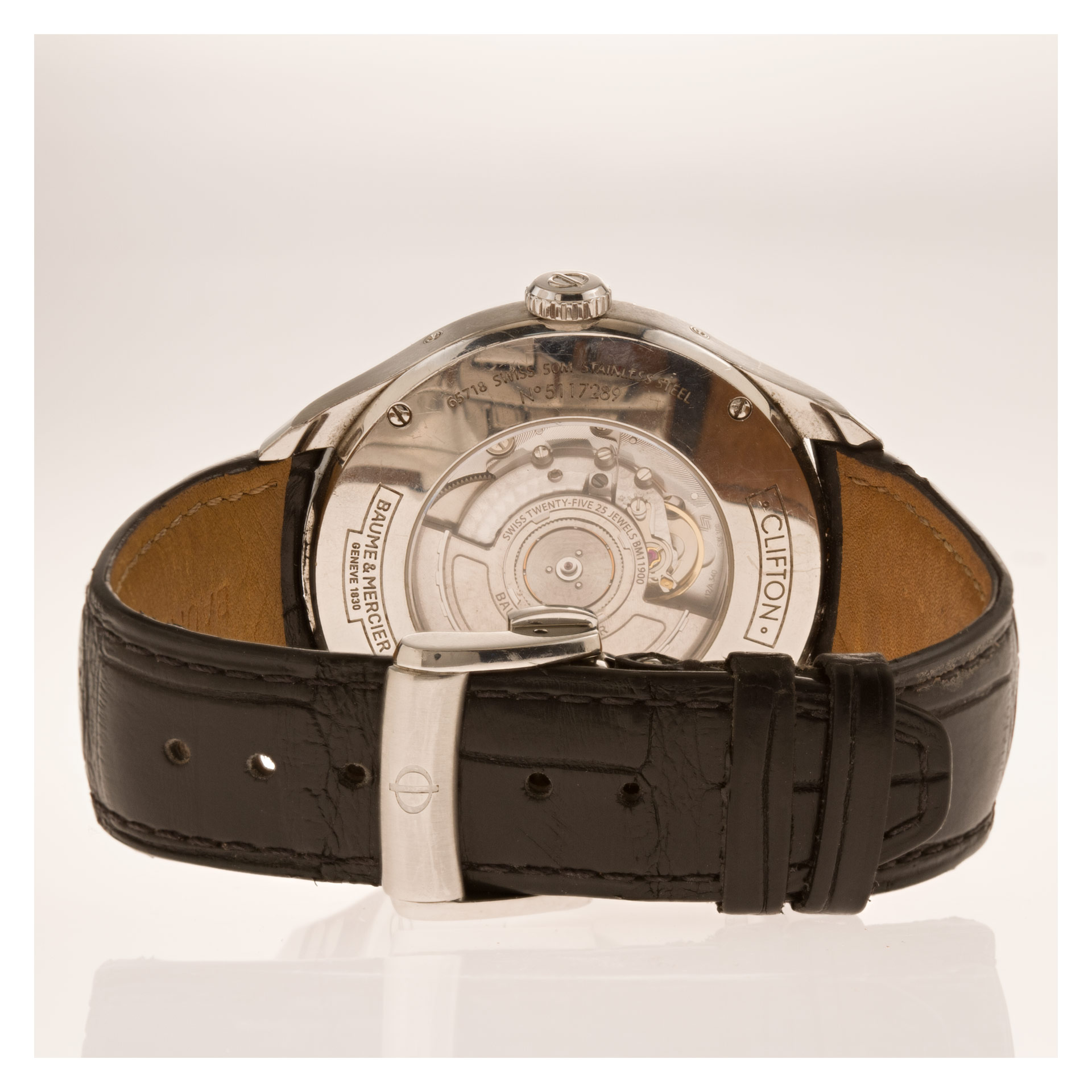 Baume & Mercier 10055 Clifton Automatic Male Stainless Steel Watches Baume & Mercier 10055 Clifton Automatic Male Stainless Steel Watches