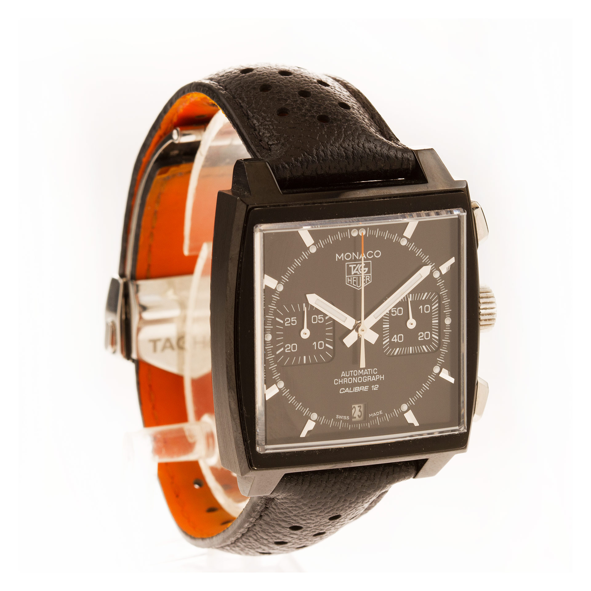 Tag Heuer CAW211M Monaco Calibre 12 Automatic Male Stainless & Carbon fiber Watches Tag Heuer CAW211M Monaco Calibre 12 Automatic Male Stainless & Carbon fiber Watches