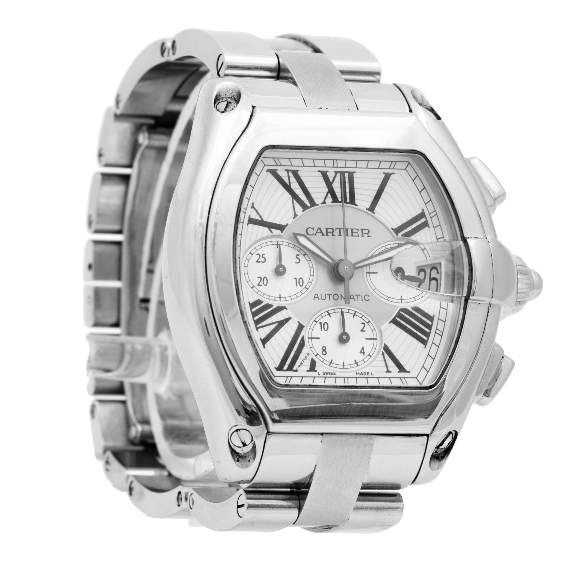 Cartier W62019X6 Roadster Automatic Male Stainless Steel Watches Cartier W62019X6 Roadster Automatic Male Stainless Steel Watches