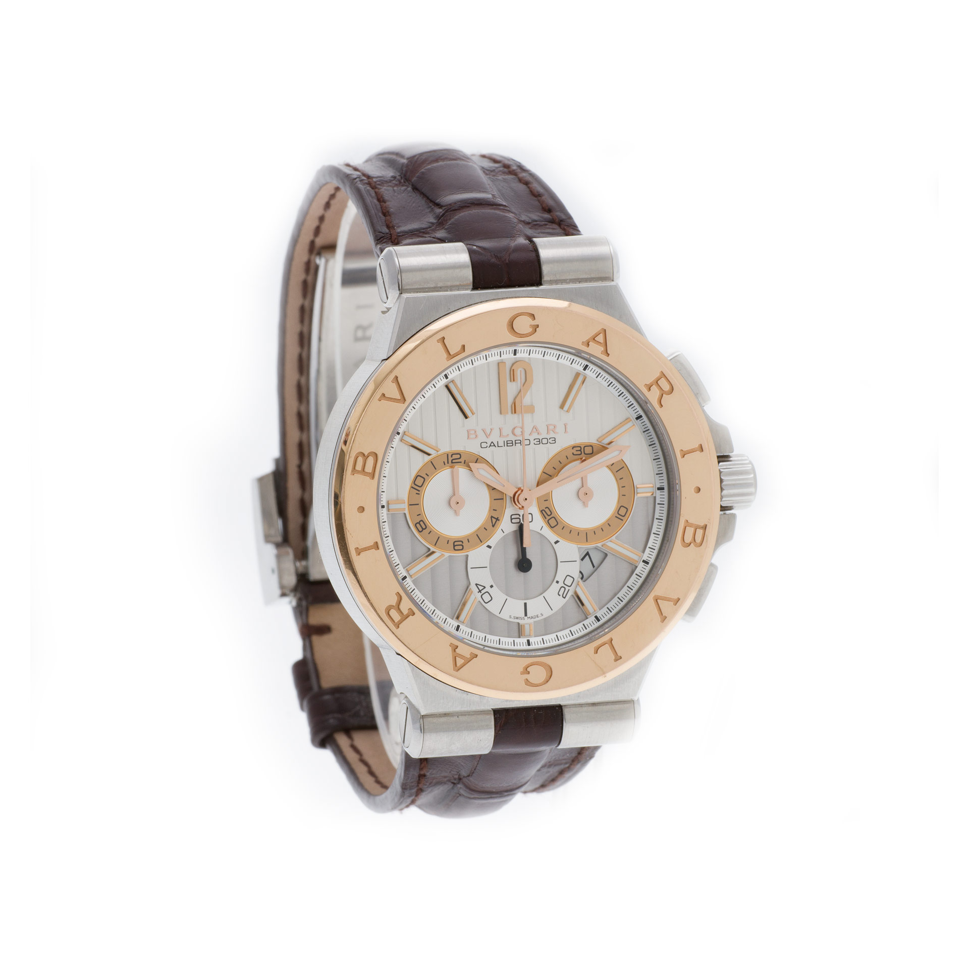 Bvlgari DGP42SGCH Diagono Automatic Male Stainless Steel Watches Bvlgari DGP42SGCH Diagono Automatic Male Stainless Steel Watches