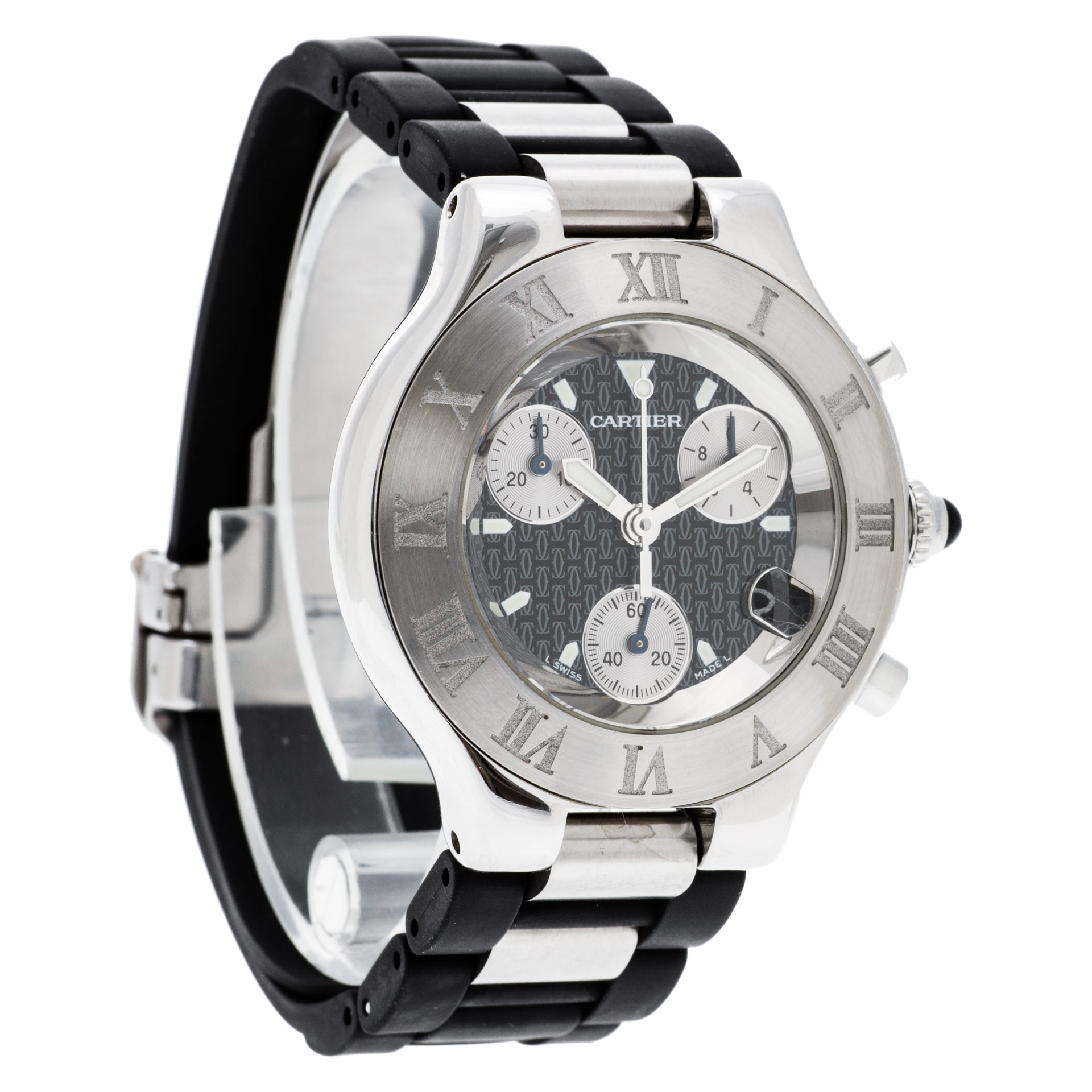 Cartier w510125u2 Chronoscaph 21 Quartz Unisex Stainless Steel Watches Cartier w510125u2 Chronoscaph 21 Quartz Unisex Stainless Steel Watches