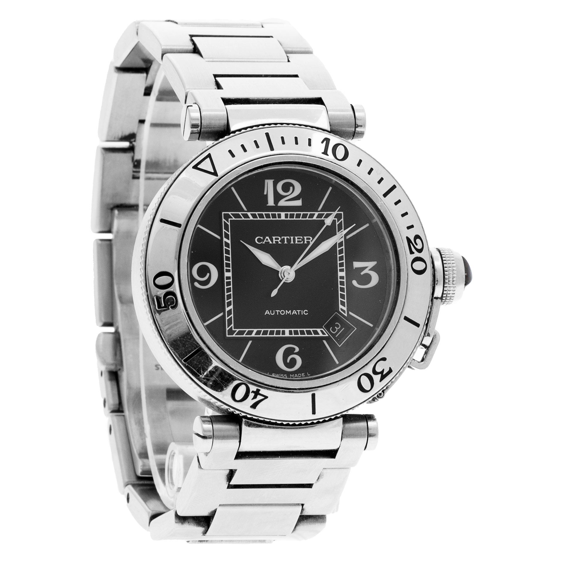 Cartier W31077M7 Pasha Automatic Unisex Stainless Steel Watches Cartier W31077M7 Pasha Automatic Unisex Stainless Steel Watches