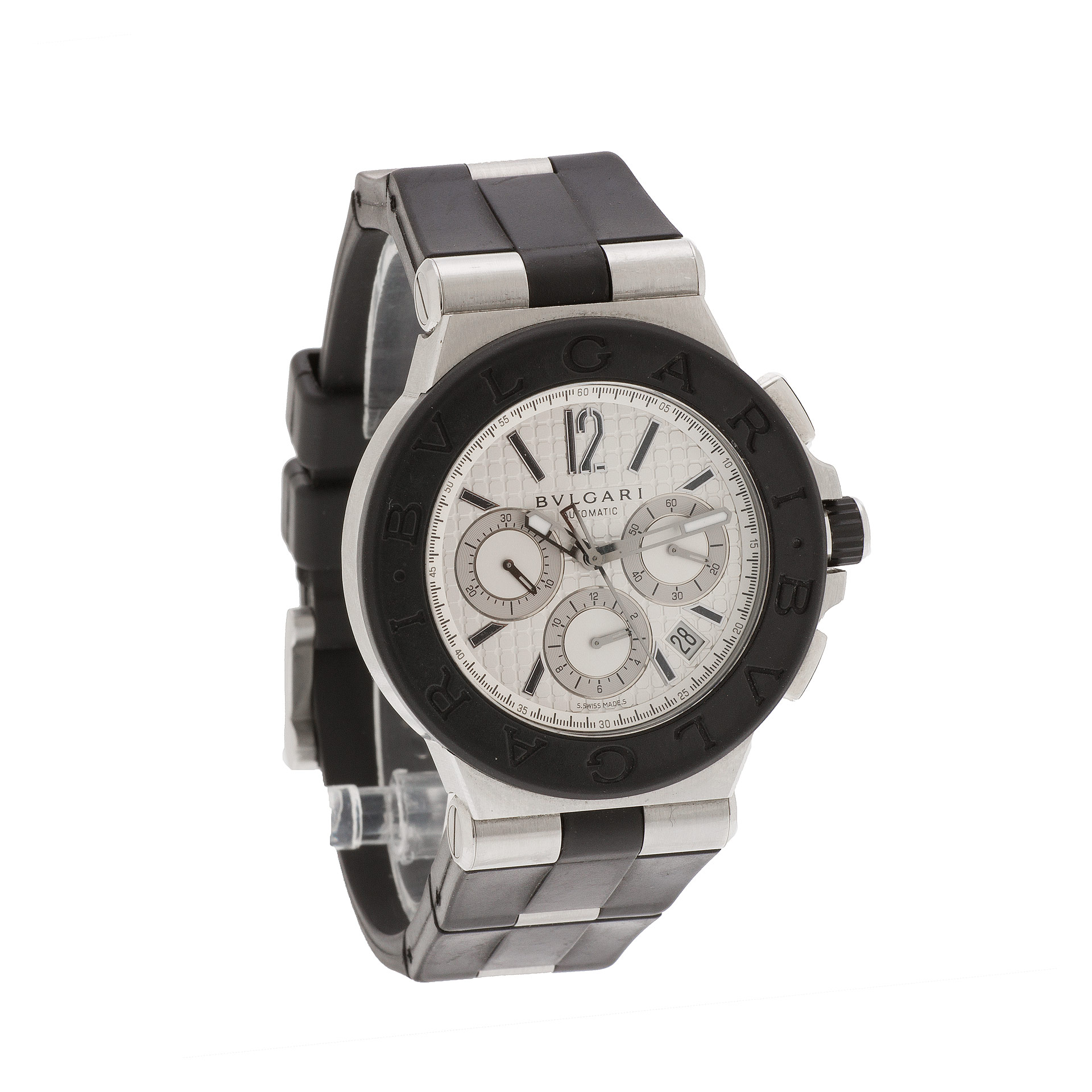 Bvlgari DG 42 SV CH Diagono Automatic Male Stainless Steel Watches Bvlgari DG 42 SV CH Diagono Automatic Male Stainless Steel Watches