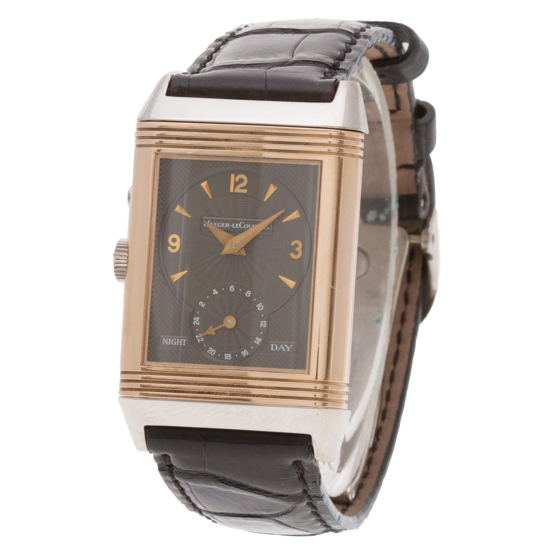 Jaeger LeCoultre 270.0.54R Reverso Manual Male 18k White and Pink Gold Watches Jaeger LeCoultre 270.0.54R Reverso Manual Male 18k White and Pink Gold Watches