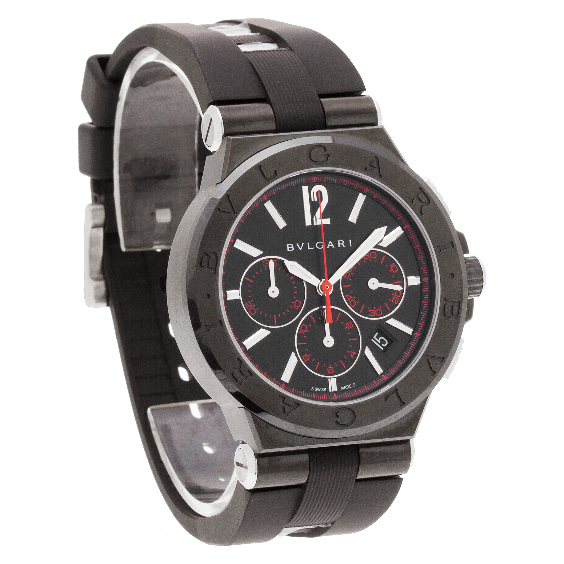 Bvlgari DG 42 SCCH Diagono Automatic Male Stainless Steel Watches Bvlgari DG 42 SCCH Diagono Automatic Male Stainless Steel Watches