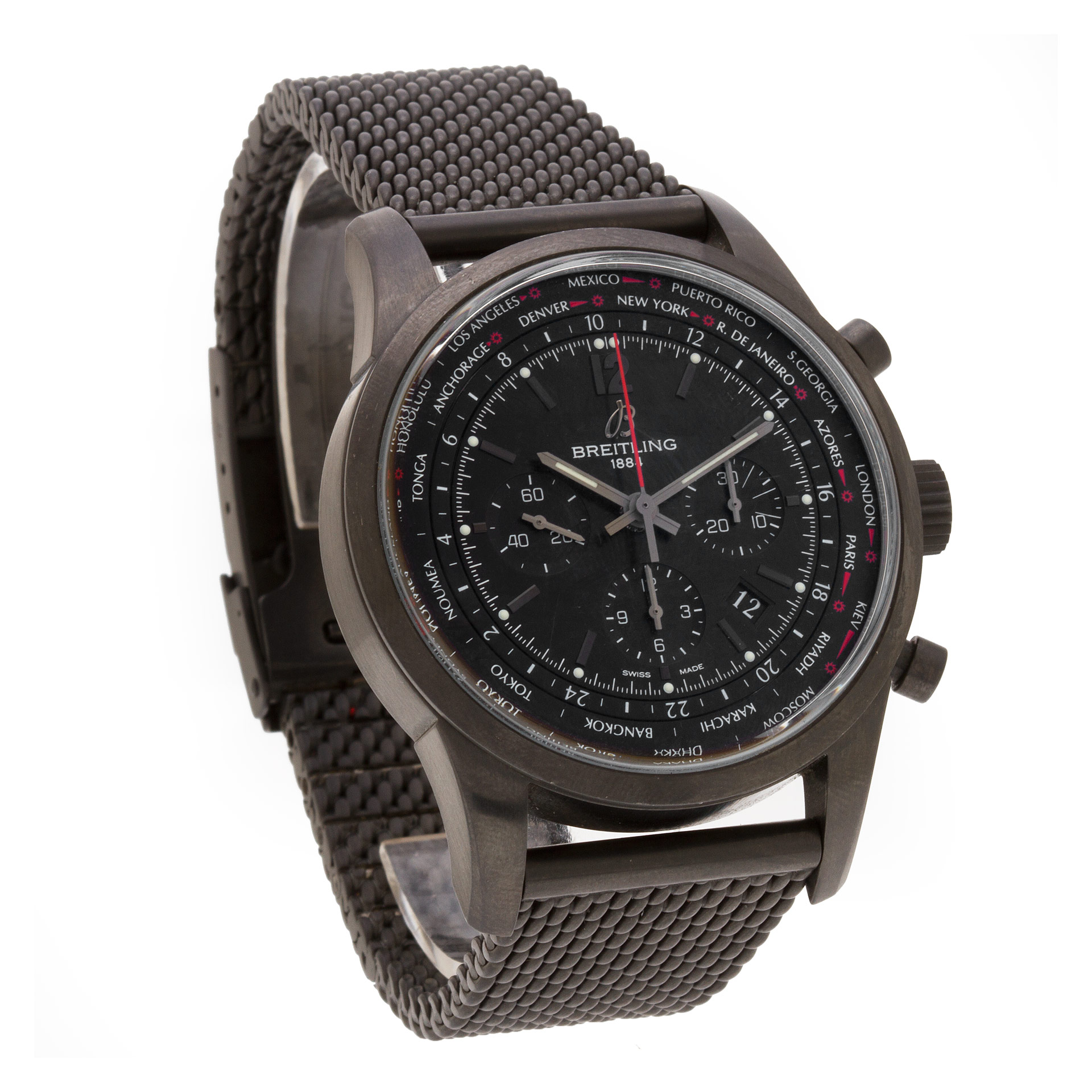 Breitling mb0510 Transocean Automatic Male Black PVD Watches Breitling mb0510 Transocean Automatic Male Black PVD Watches