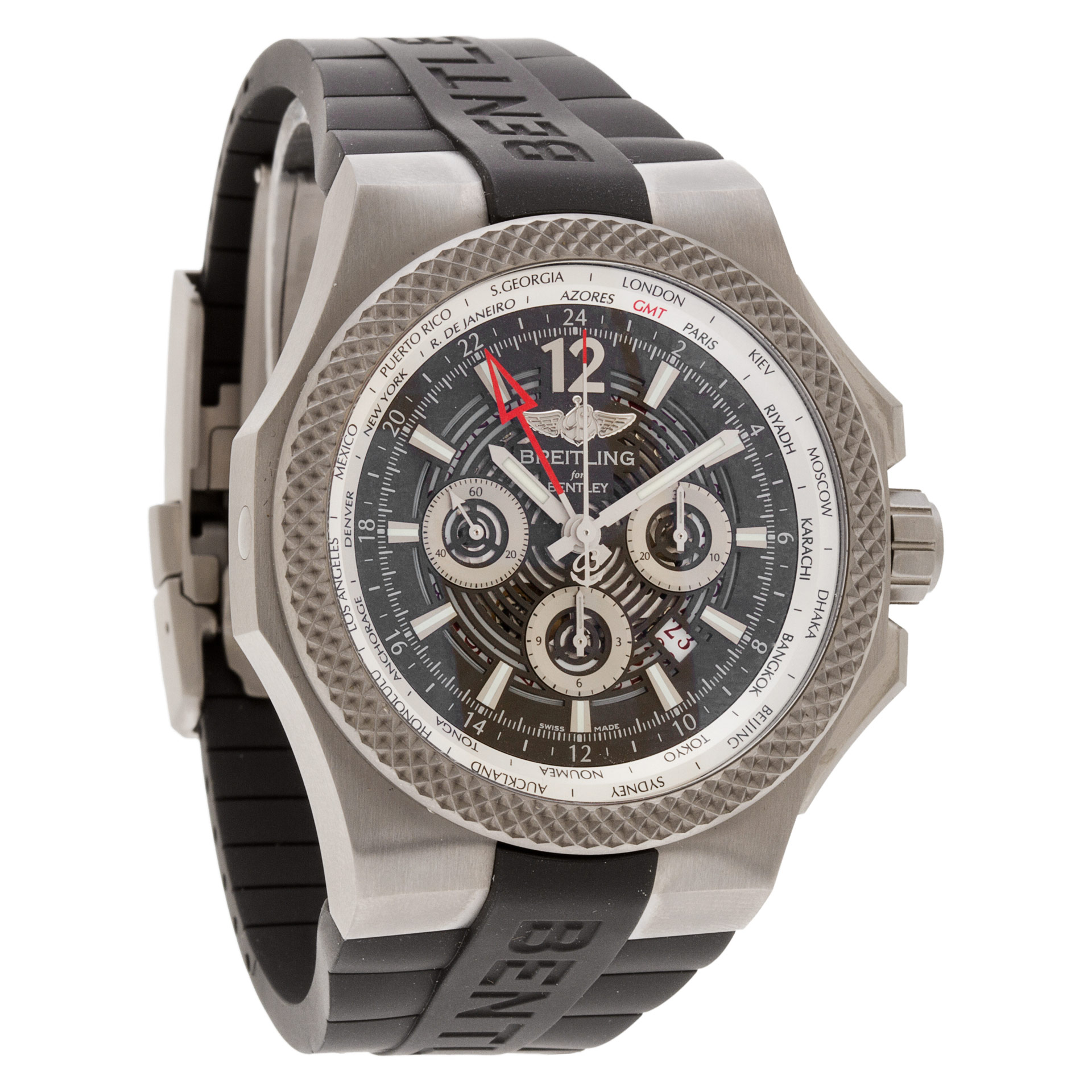 Breitling EB043210/BD23-222S Bentley GMT Automatic Male Titanium Watches Breitling EB043210/BD23-222S Bentley GMT Automatic Male Titanium Watches