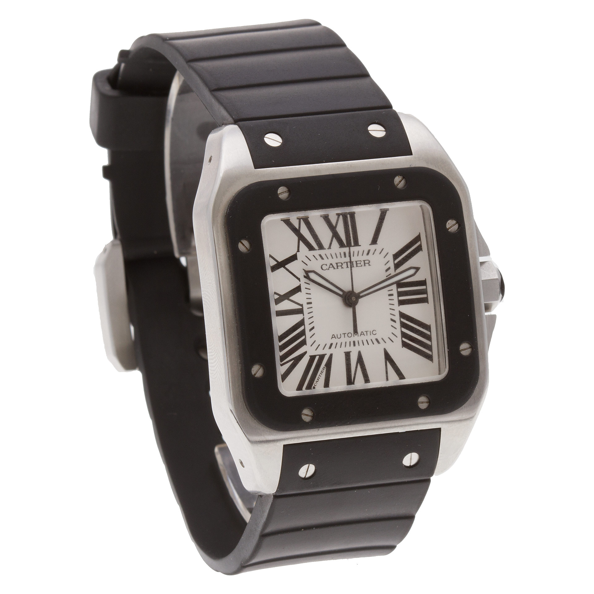 Cartier W20121U2 Santos 100 Automatic Male Stainless Steel Watches Cartier W20121U2 Santos 100 Automatic Male Stainless Steel Watches