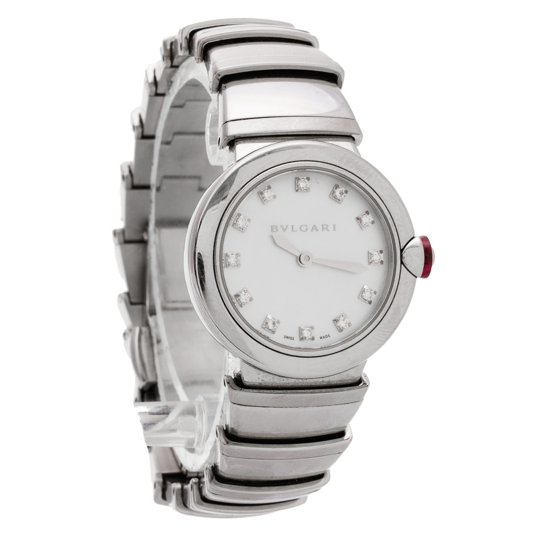 Bvlgari lu28s Lucea Quartz Female Stainless Steel Watches Bvlgari lu28s Lucea Quartz Female Stainless Steel Watches