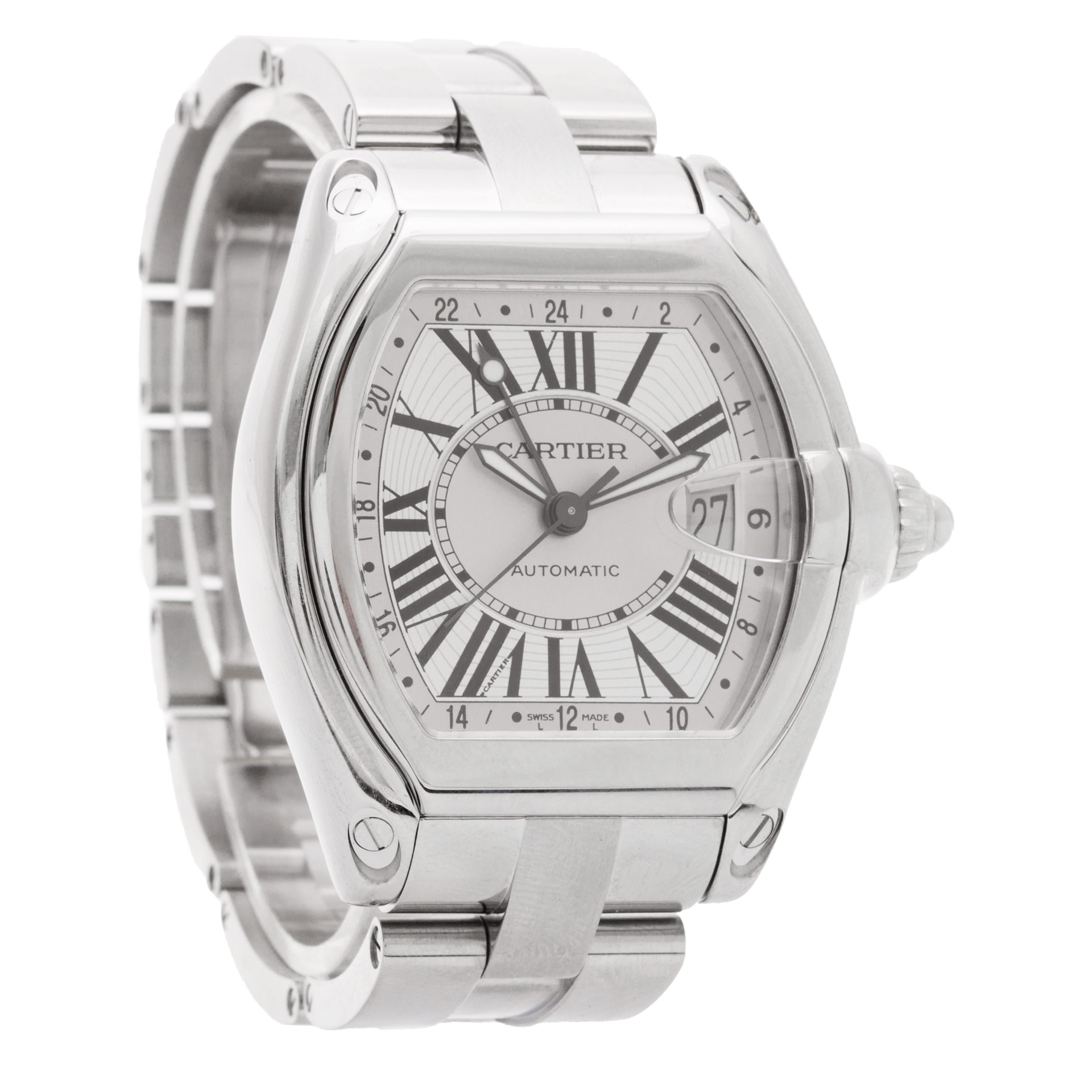 Cartier W62032X6 Roadster Automatic Male Stainless Steel Watches Cartier W62032X6 Roadster Automatic Male Stainless Steel Watches
