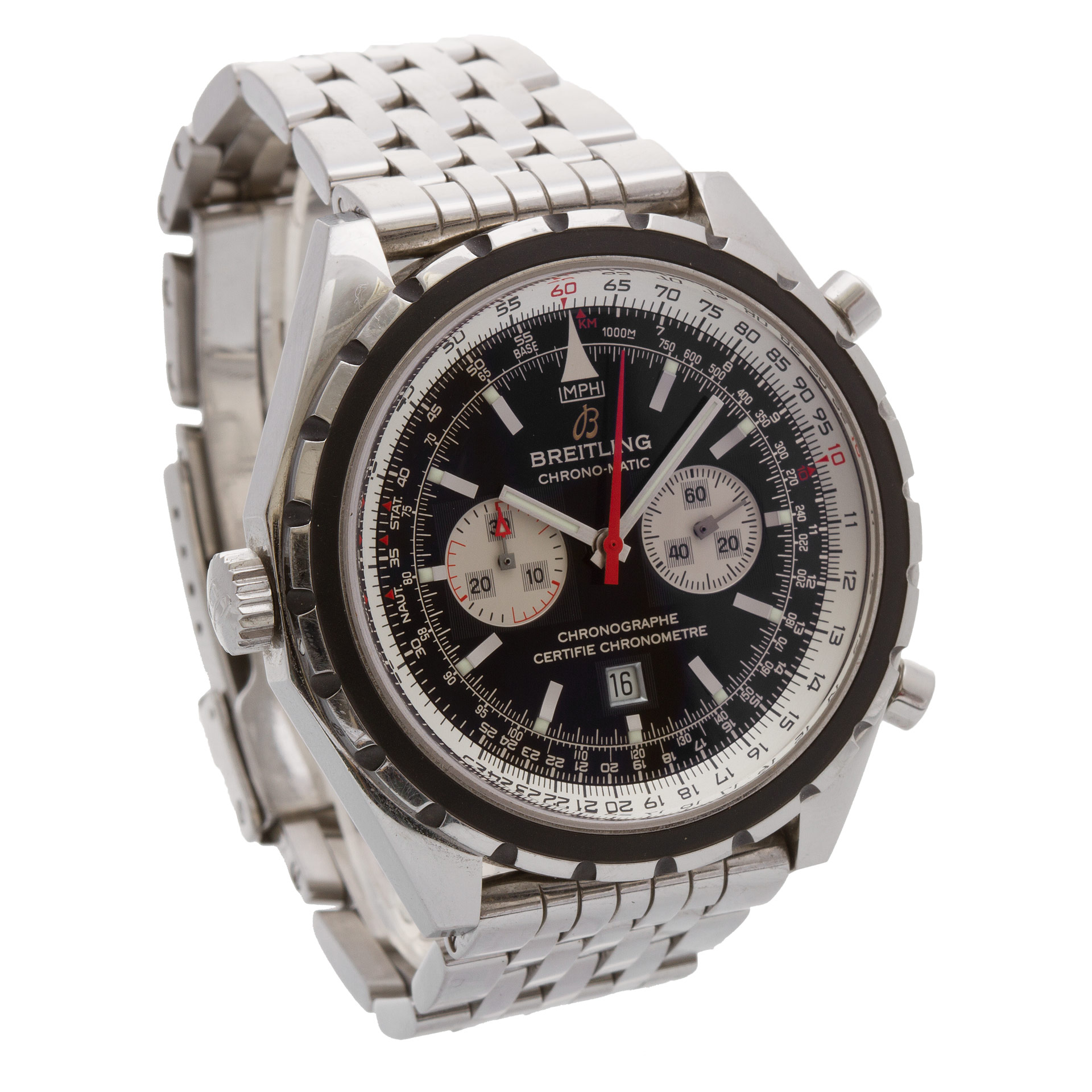 Breitling A41360 Chrono-matic Automatic Male Stainless Steel Watches Breitling A41360 Chrono-matic Automatic Male Stainless Steel Watches