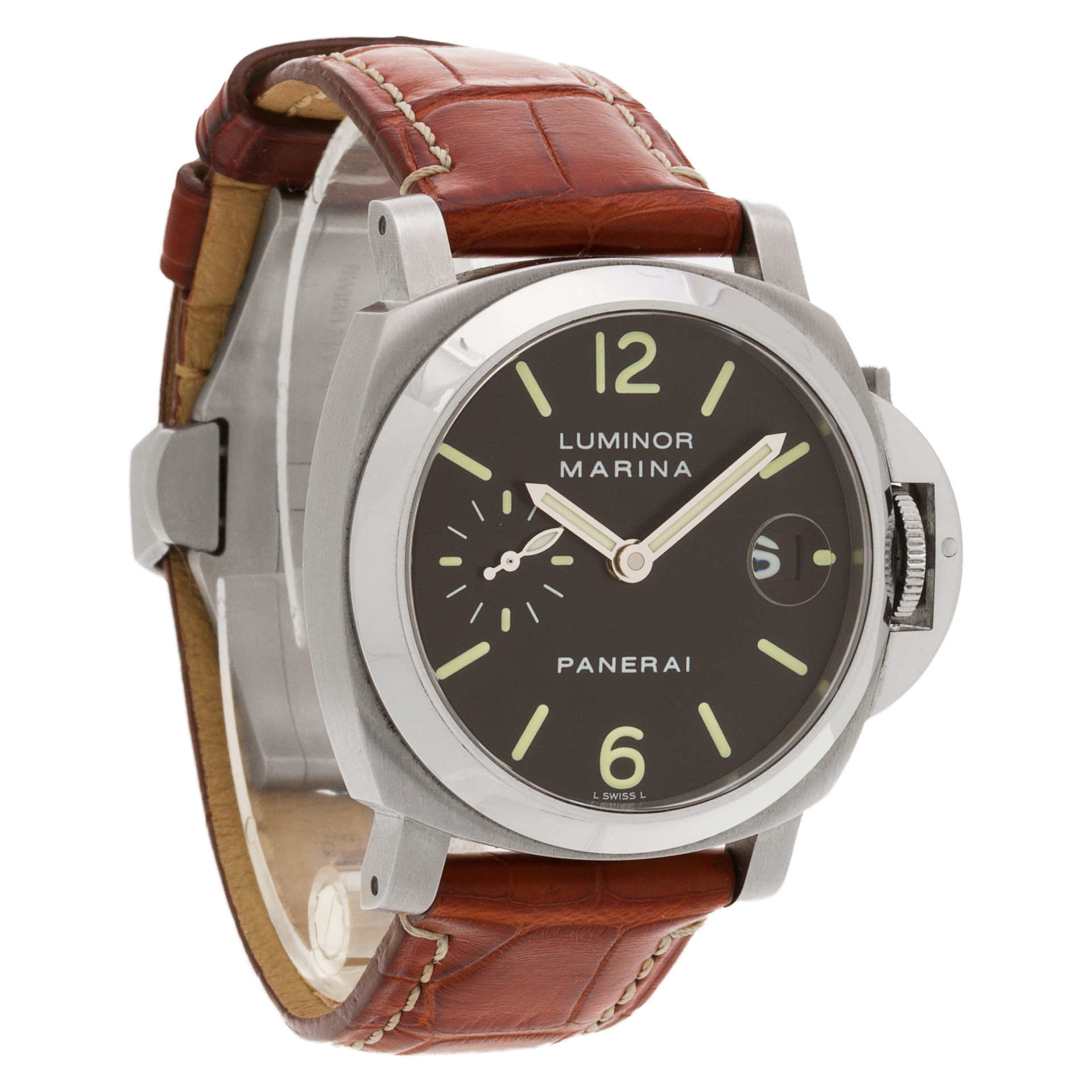 Panerai PAM00048 Luminor Marina Automatic Male Stainless Steel Watches Panerai PAM00048 Luminor Marina Automatic Male Stainless Steel Watches
