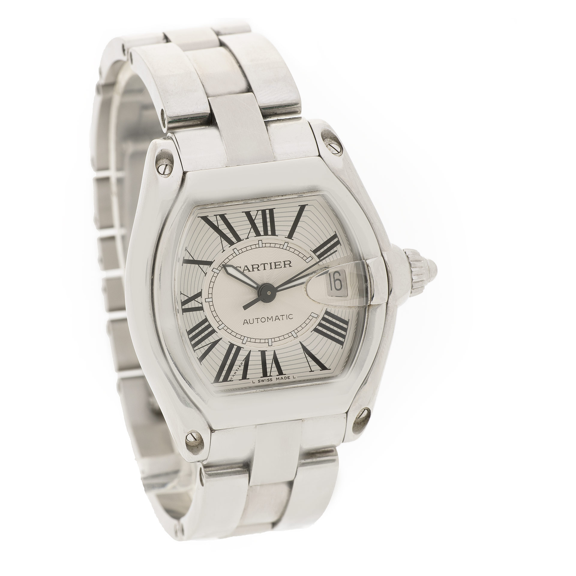 Cartier W62025V3 Roadster Automatic Unisex Stainless Steel Watches Cartier W62025V3 Roadster Automatic Unisex Stainless Steel Watches