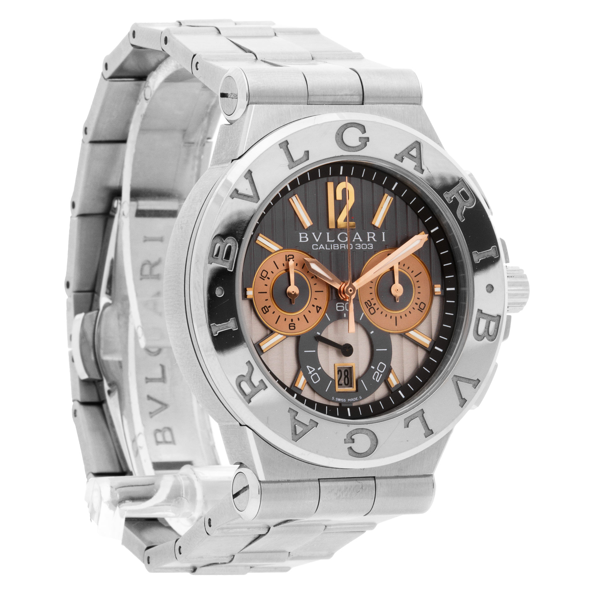 Bvlgari dg 42 swg ch Diagono Automatic Male Stainless Steel Watches Bvlgari dg 42 swg ch Diagono Automatic Male Stainless Steel Watches