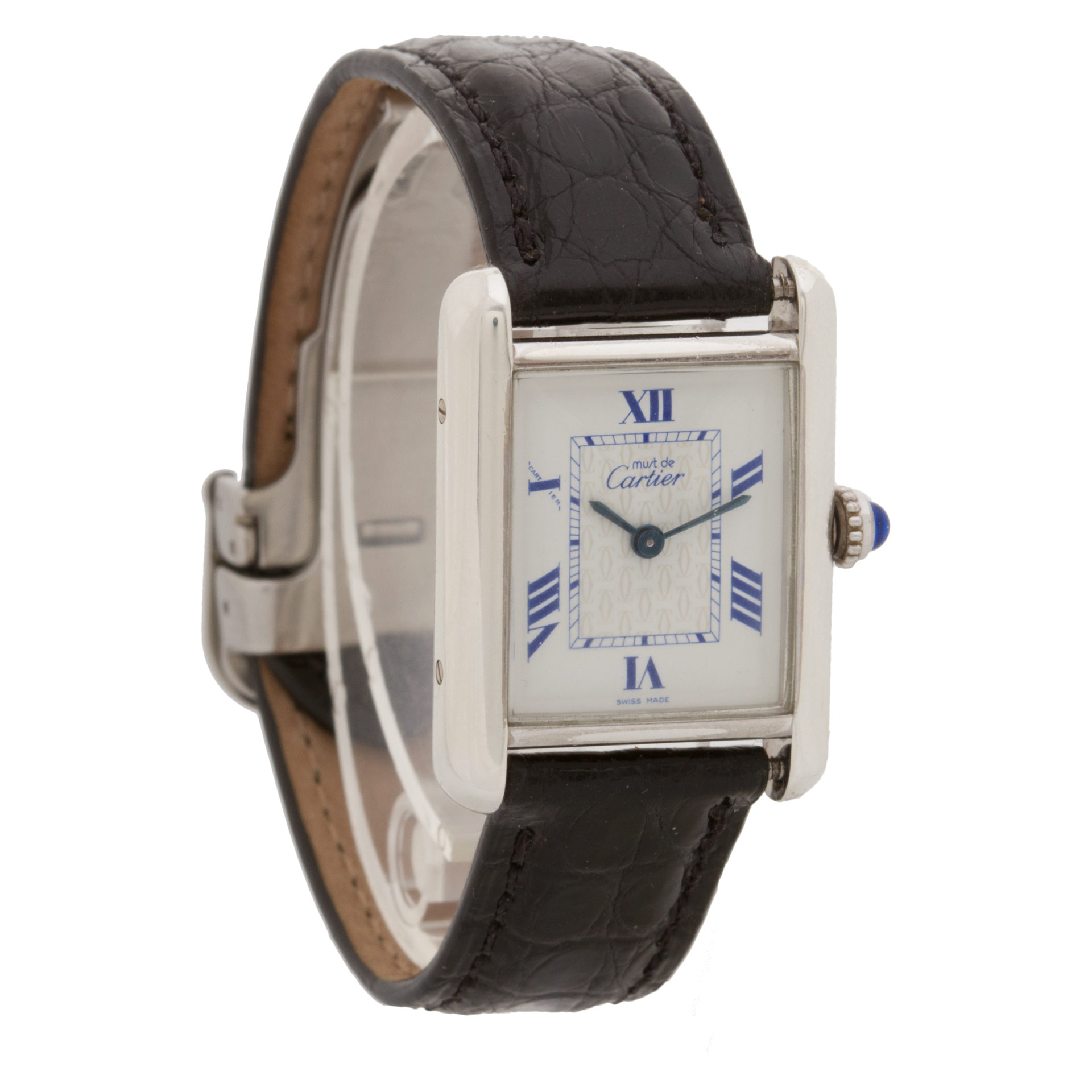 Cartier 2416 Vermeil Quartz Female Silver Watches Cartier 2416 Vermeil Quartz Female Silver Watches