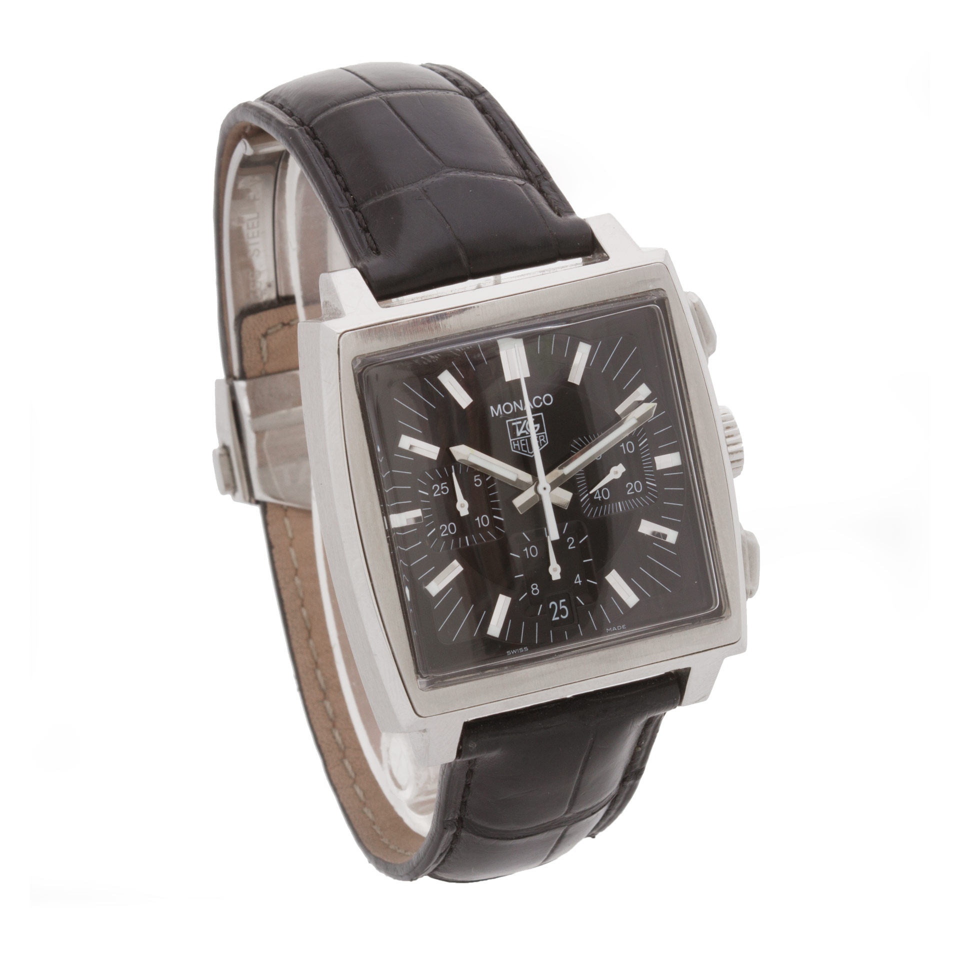 Tag Heuer CW2111 Monaco Automatic Male Stainless Steel Watches Tag Heuer CW2111 Monaco Automatic Male Stainless Steel Watches