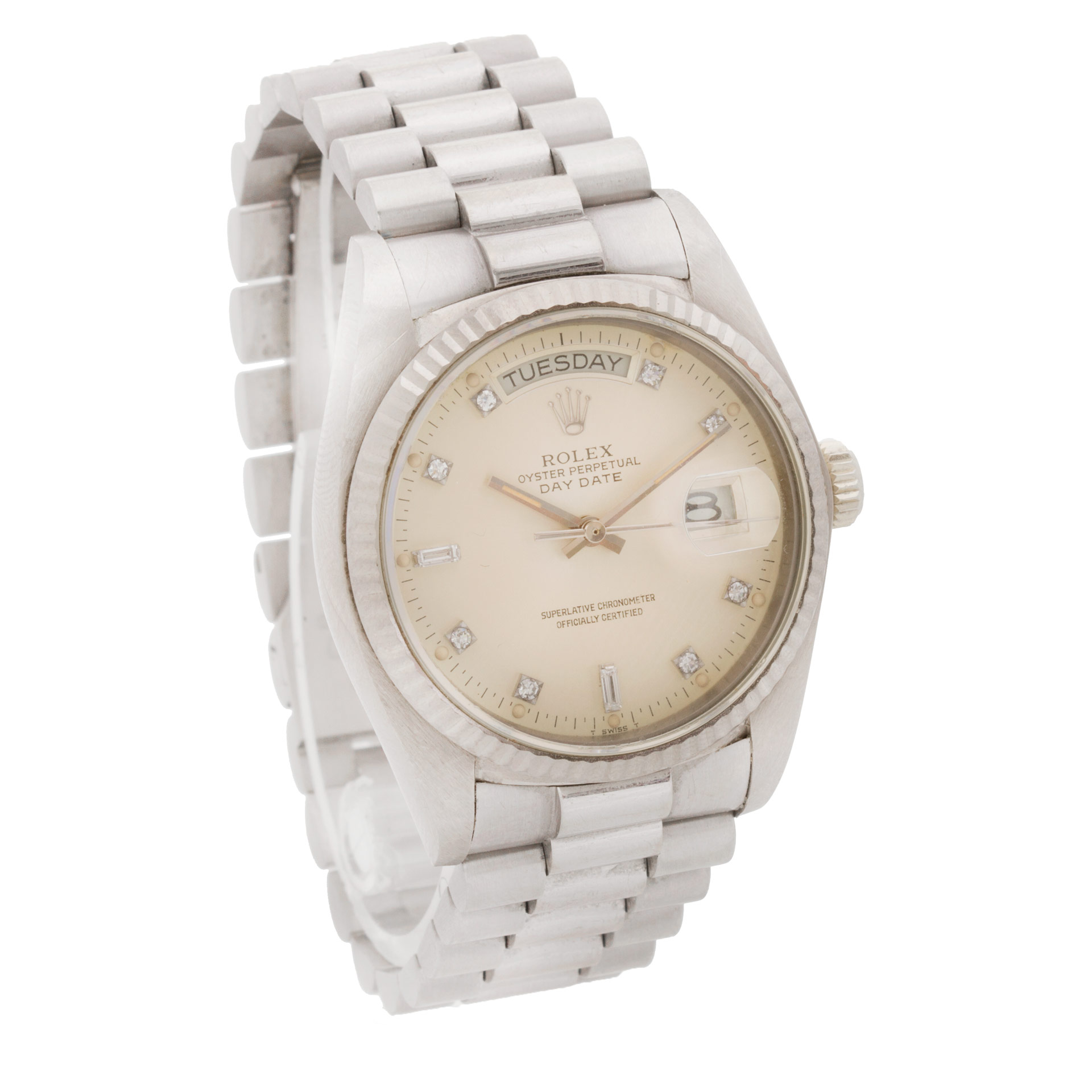 Rolex 18039 Day-Date Automatic Male 18k White Gold Watches Rolex 18039 Day-Date Automatic Male 18k White Gold Watches