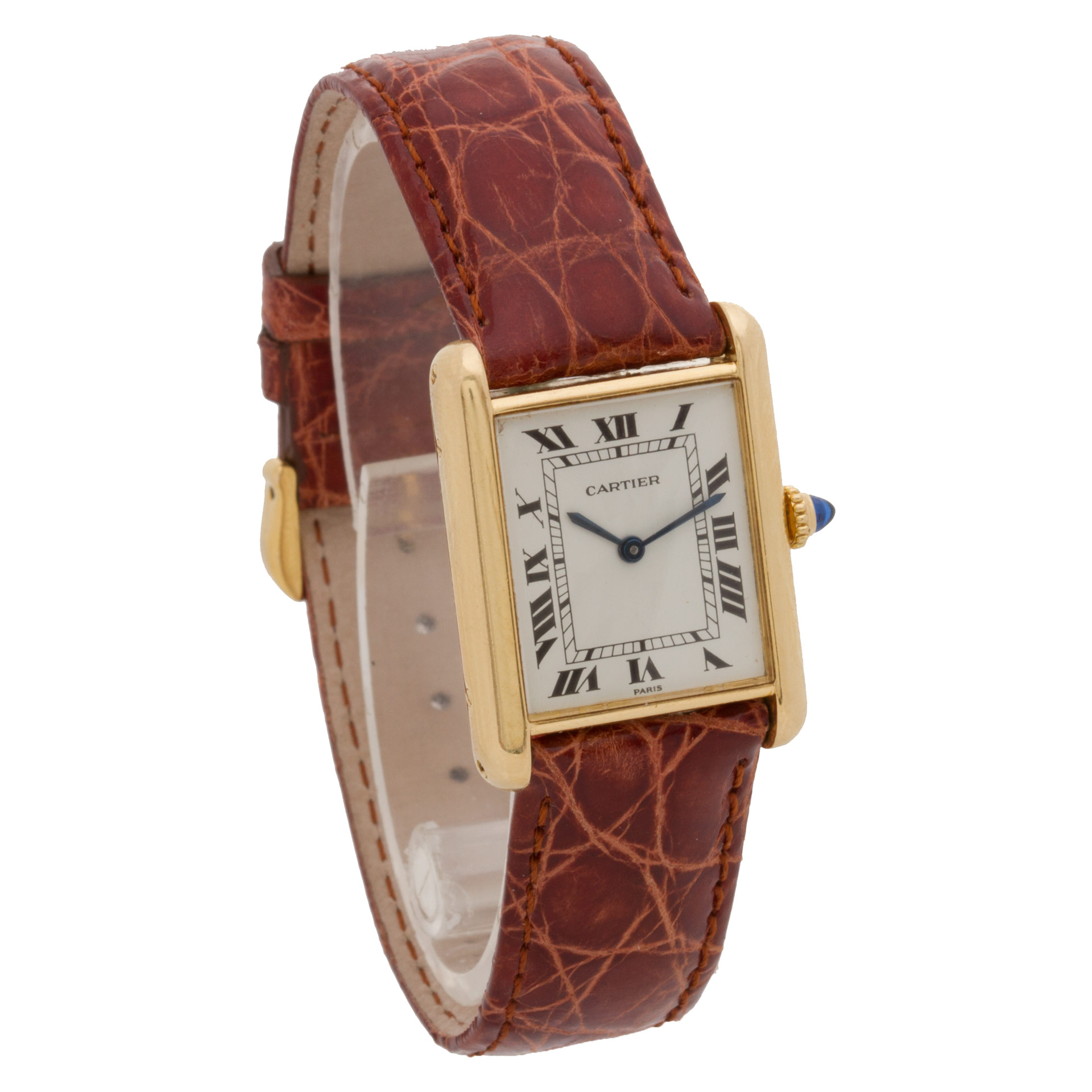 Cartier Cartier 2263 Tank Manual Unisex 18k yellow gold Watches Cartier Cartier 2263 Tank Manual Unisex 18k yellow gold Watches