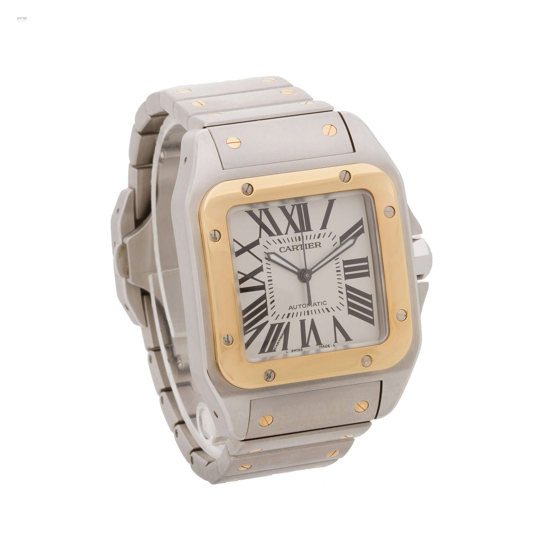 Cartier W200728G Santos 100 Automatic Male Stainless Steel Watches Cartier W200728G Santos 100 Automatic Male Stainless Steel Watches