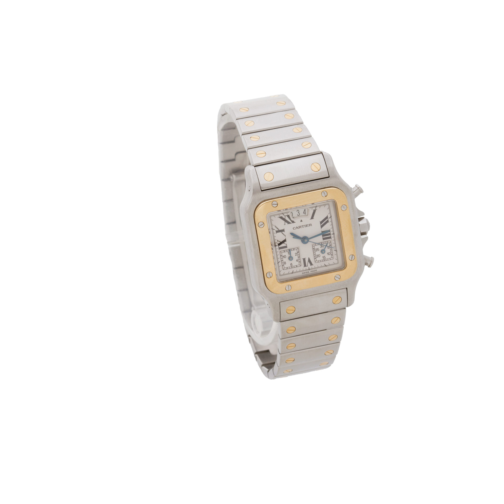 Cartier 2425 Santos Quartz Male Stainless Steel Watches Cartier 2425 Santos Quartz Male Stainless Steel Watches