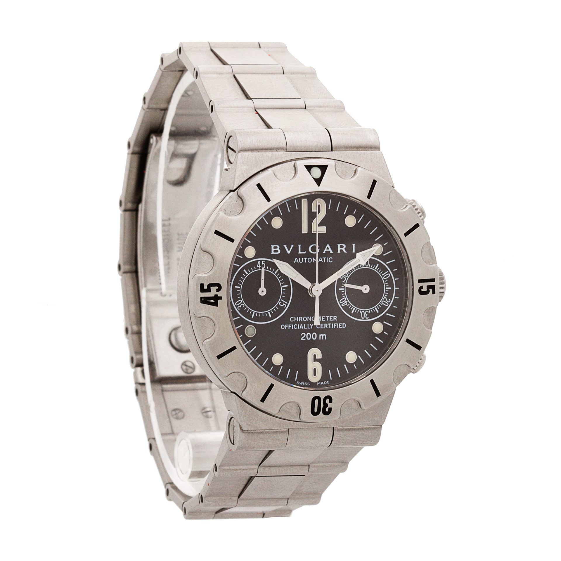 Bvlgari scb 38 s Diagono Automatic Male Stainless Steel Watches Bvlgari scb 38 s Diagono Automatic Male Stainless Steel Watches