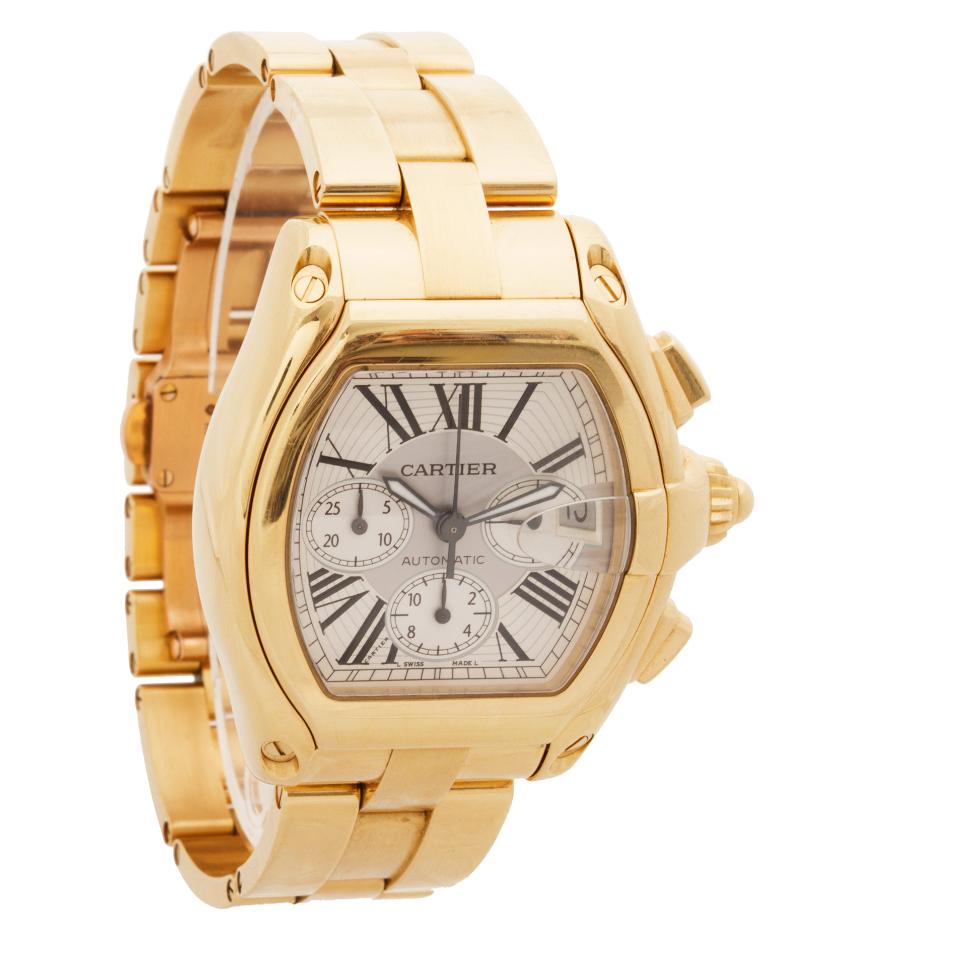Cartier w62021y2 Roadster Automatic Unisex 18k yellow gold Watches Cartier w62021y2 Roadster Automatic Unisex 18k yellow gold Watches