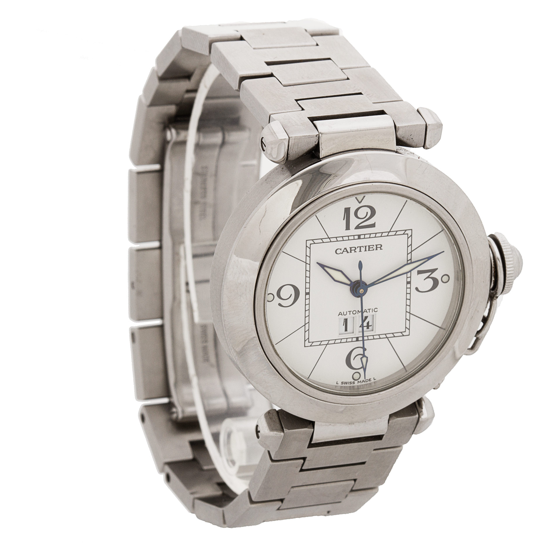 Cartier 2475 Pasha Automatic Unisex Stainless Steel Watches Cartier 2475 Pasha Automatic Unisex Stainless Steel Watches