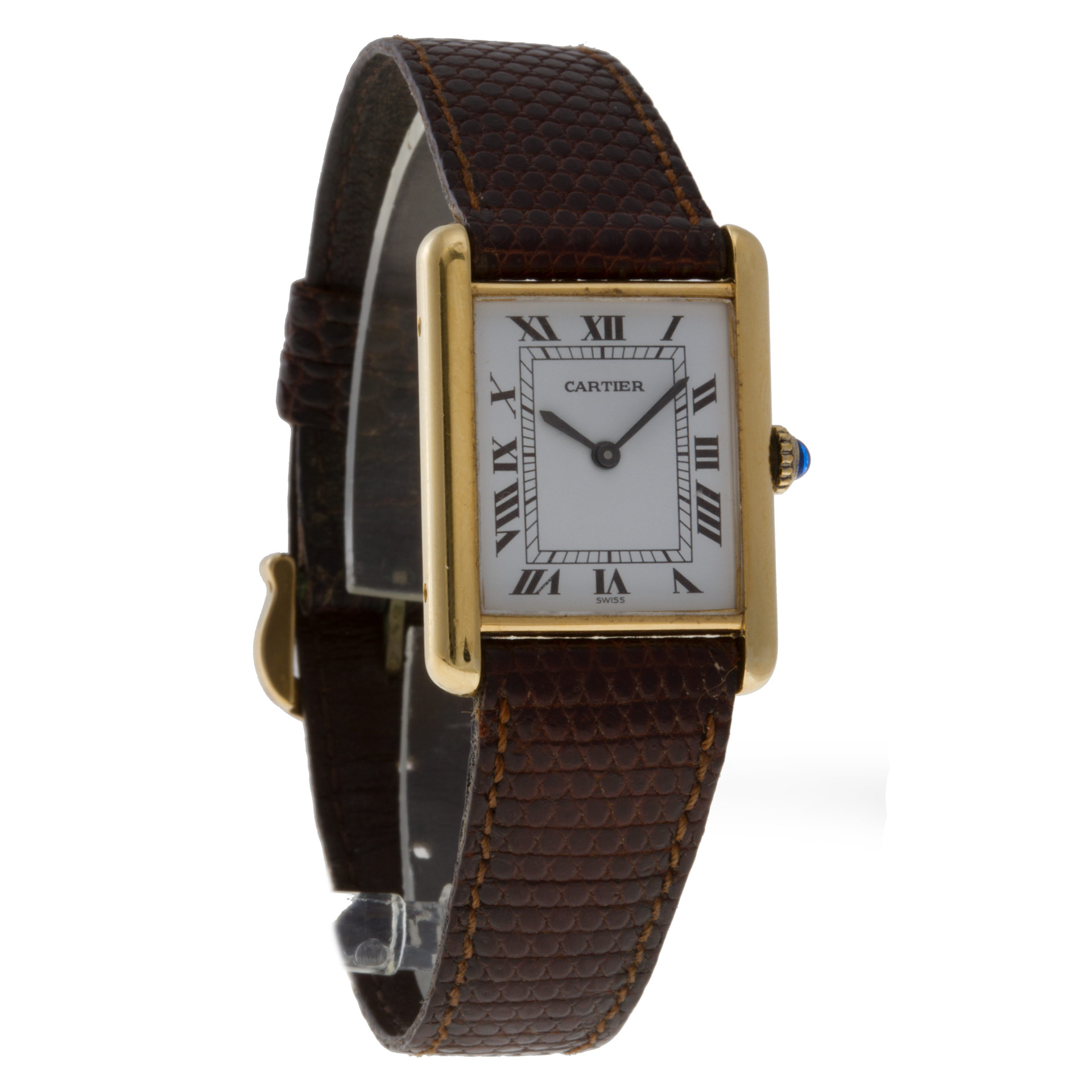 Cartier 123419 Tank Manual Female Vermeil Watches Cartier 123419 Tank Manual Female Vermeil Watches