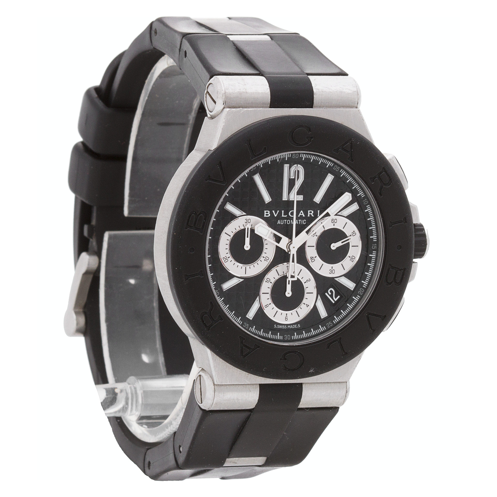 Bvlgari DG 42 SC CH Diagono Automatic Male Stainless Steel Watches Bvlgari DG 42 SC CH Diagono Automatic Male Stainless Steel Watches