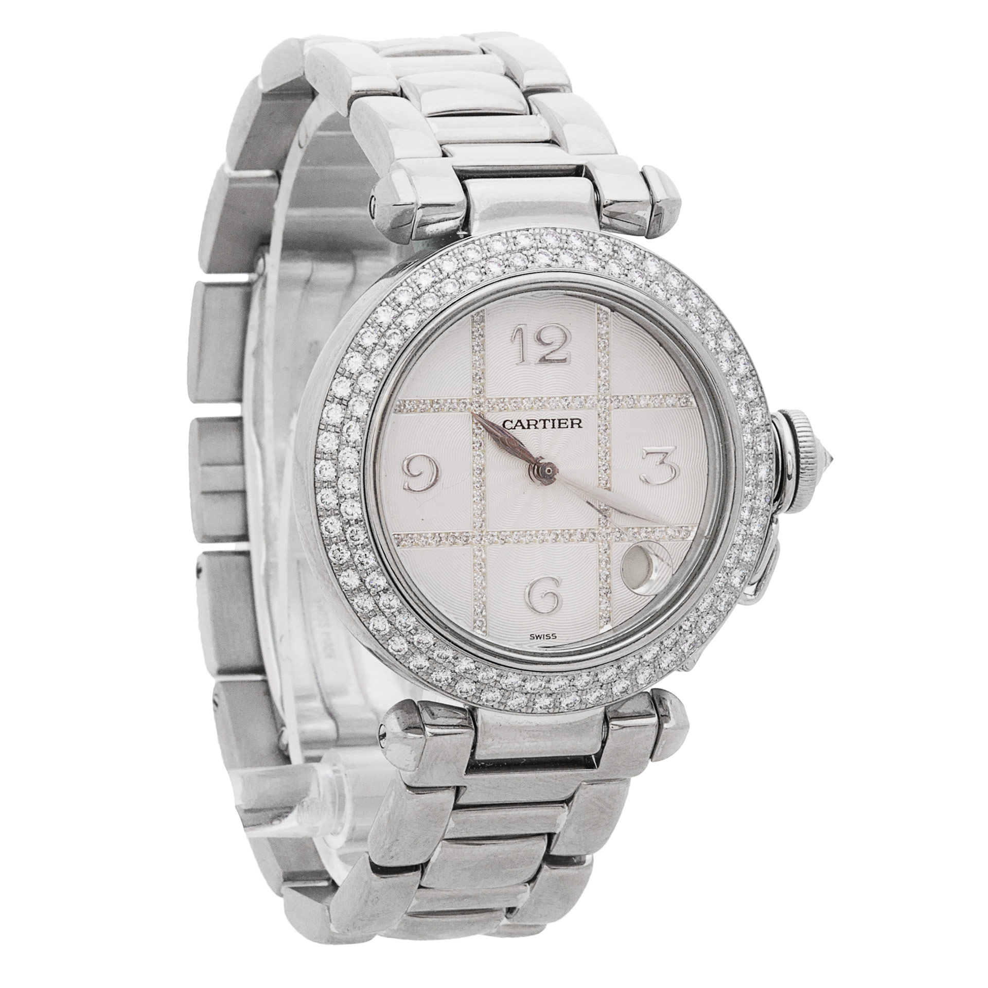 Cartier 2308 Pasha Automatic Female 18k White Gold Watches Cartier 2308 Pasha Automatic Female 18k White Gold Watches