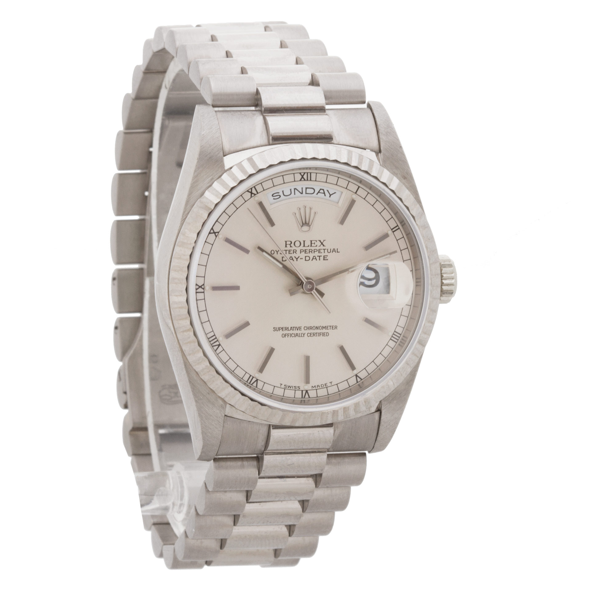Rolex 18239 Day-Date Automatic Male 18k White Gold Watches Rolex 18239 Day-Date Automatic Male 18k White Gold Watches