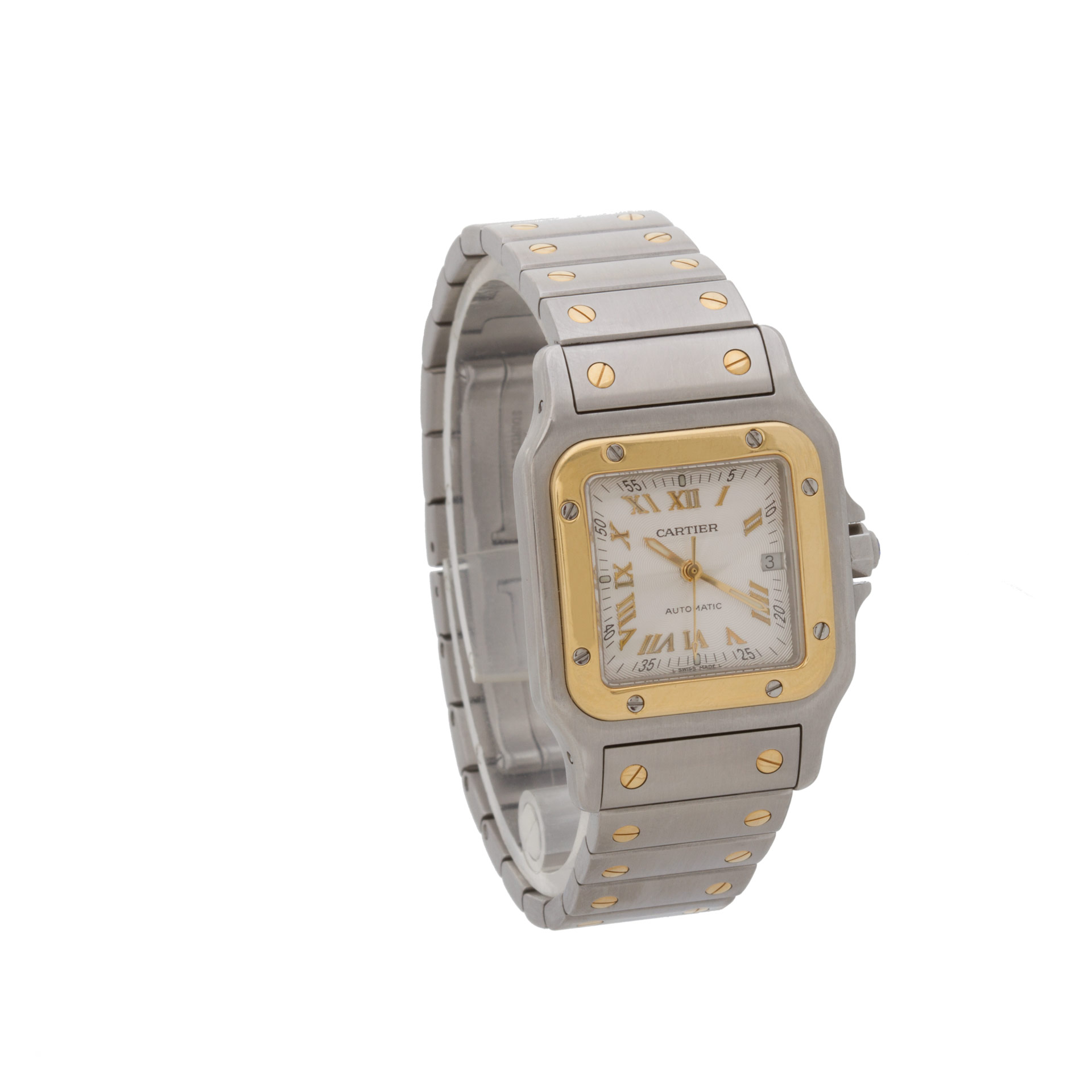 Cartier 2319 Santos Automatic Unisex 18k gold & Stainless Steel Watches Cartier 2319 Santos Automatic Unisex 18k gold & Stainless Steel Watches