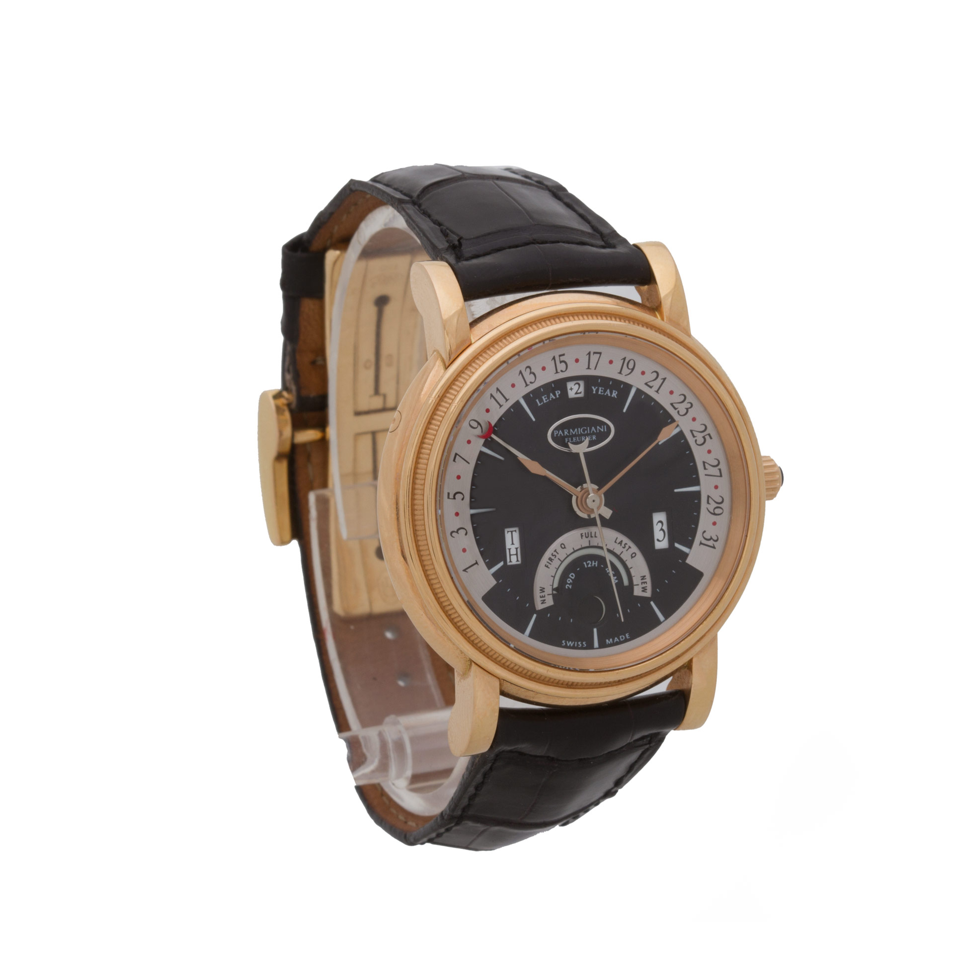 Parmigiani Parmigiani 4443 Fleurier Automatic Male 18k Pink Gold Watches Parmigiani Parmigiani 4443 Fleurier Automatic Male 18k Pink Gold Watches