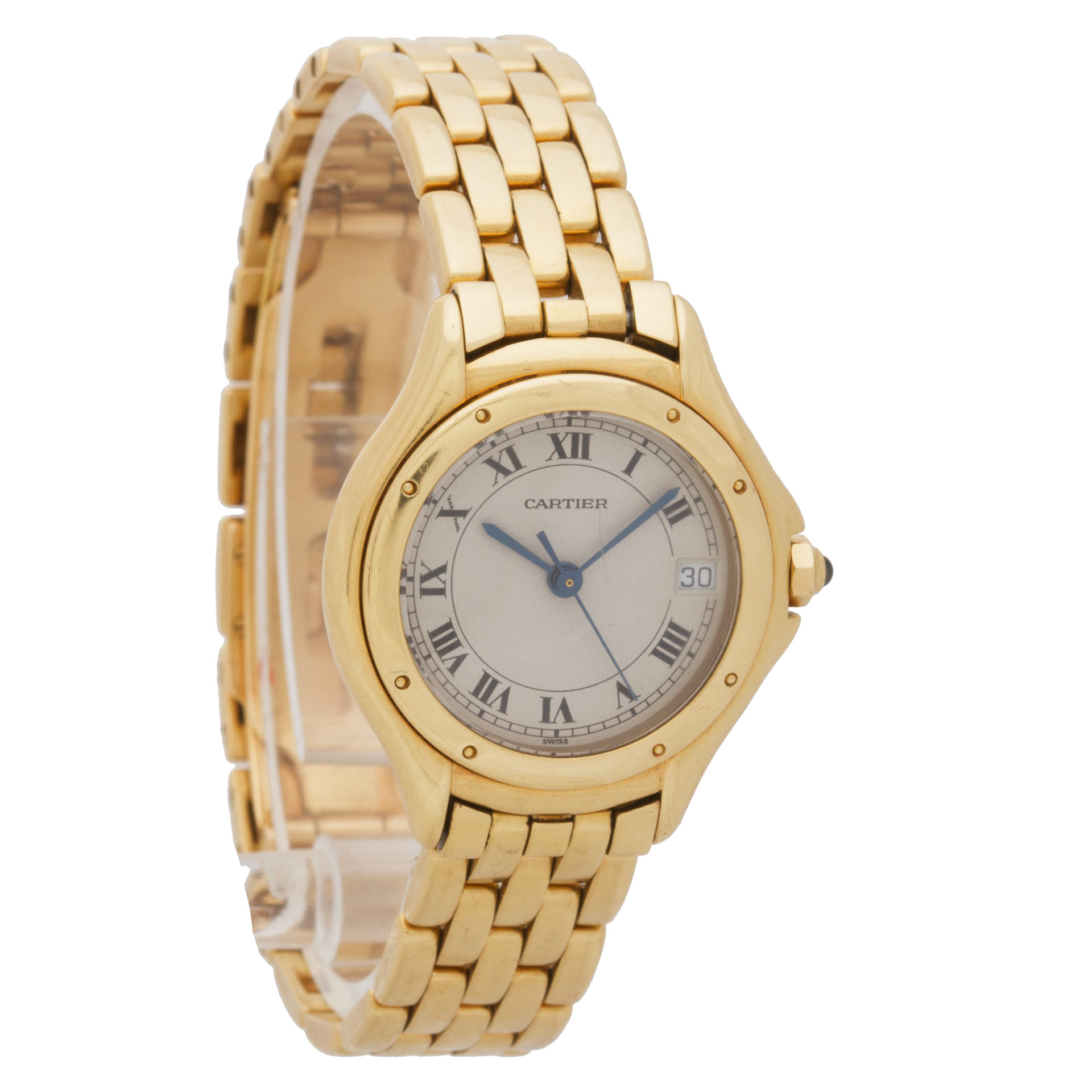 Cartier 887906 Cougar Quartz Female 18k yellow gold Watches Cartier 887906 Cougar Quartz Female 18k yellow gold Watches