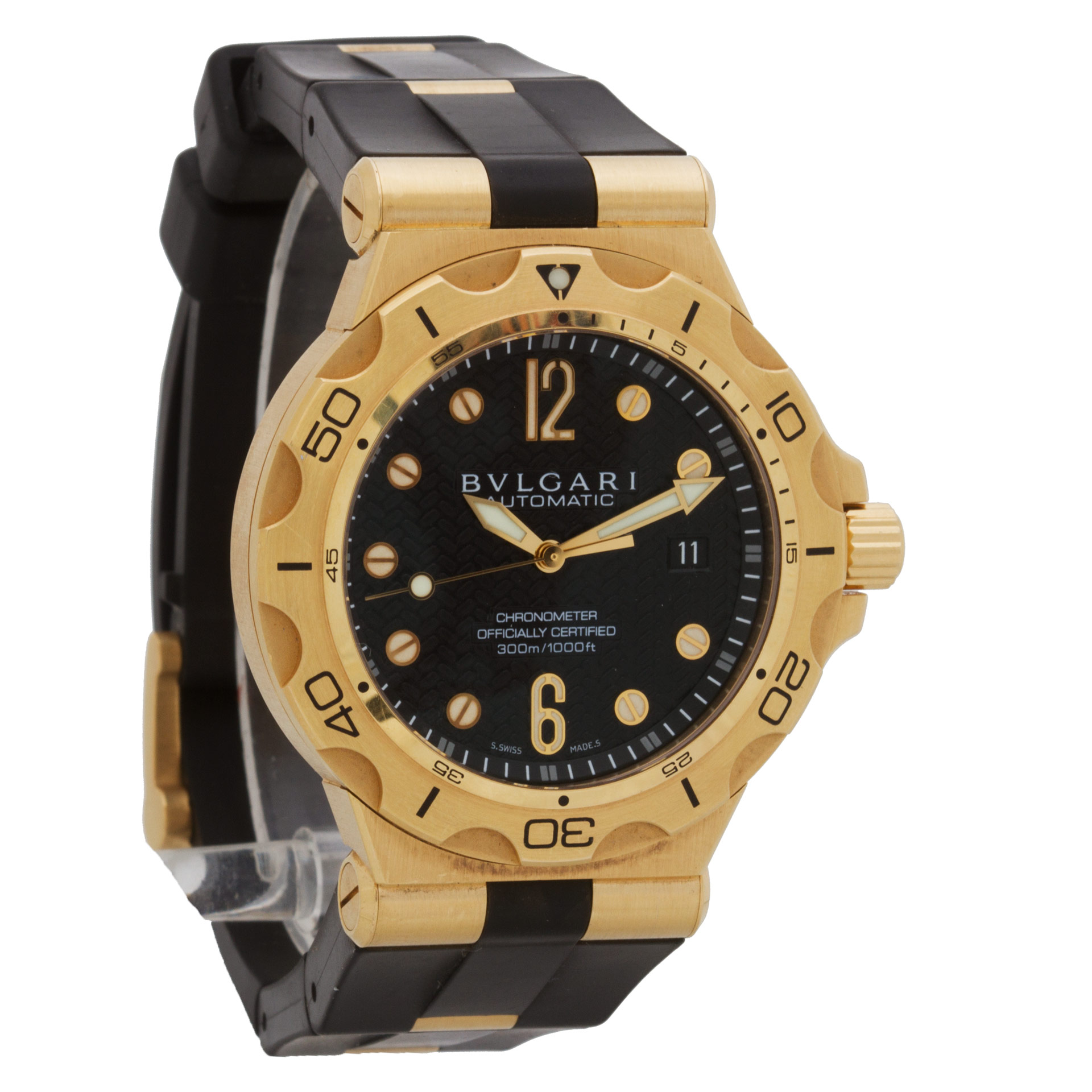 Bvlgari dp42gsd Diagono Professional Automatic Male 18k yellow gold Watches Bvlgari dp42gsd Diagono Professional Automatic Male 18k yellow gold Watches
