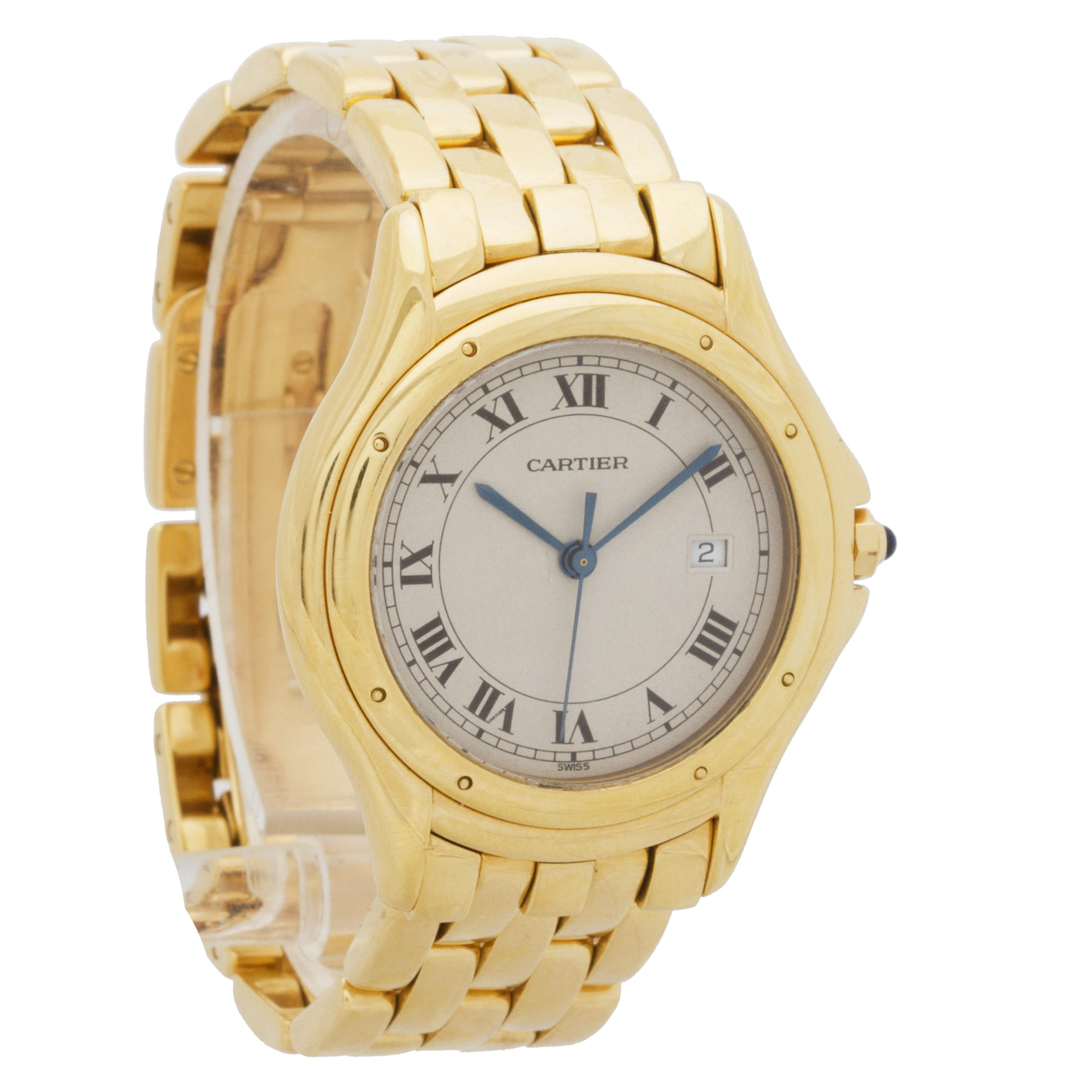 Cartier 887920 Cougar Quartz Unisex 18k yellow gold Watches Cartier 887920 Cougar Quartz Unisex 18k yellow gold Watches