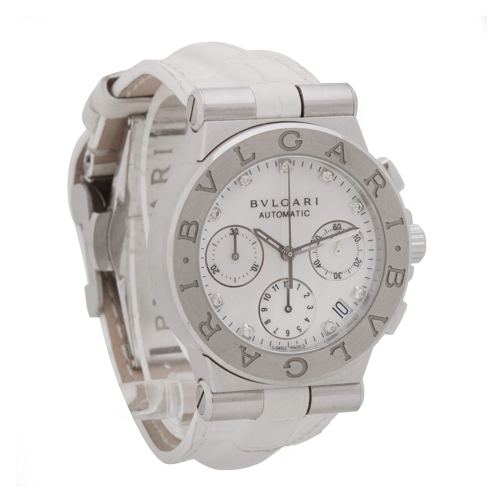 Bvlgari DG 35 S CH Diagono Automatic Unisex Stainless Steel Watches Bvlgari DG 35 S CH Diagono Automatic Unisex Stainless Steel Watches