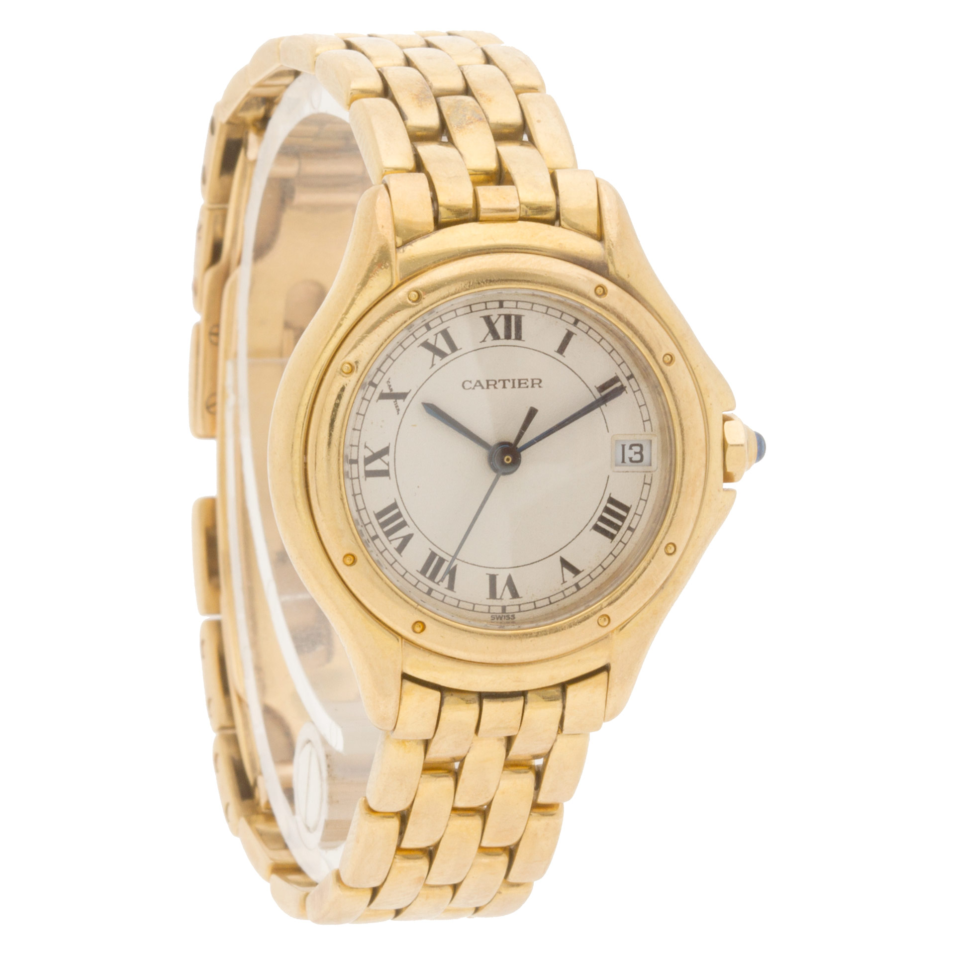 Cartier 117000R Cougar Quartz Female 18k yellow gold Watches Cartier 117000R Cougar Quartz Female 18k yellow gold Watches