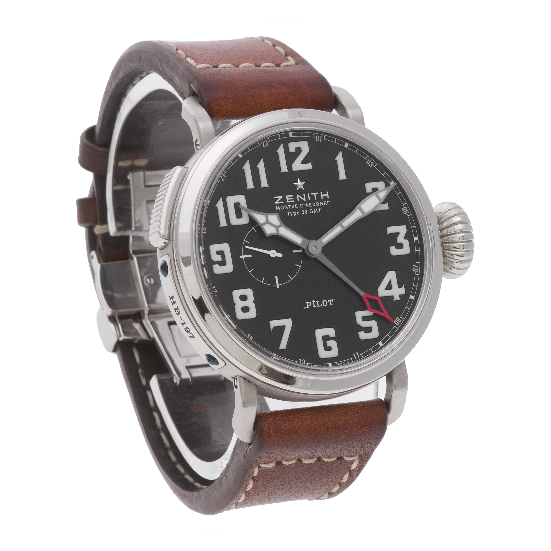 Zenith 03.2430.693 Pilot Montre D Aeronef Automatic Male Stainless Steel Watches Zenith 03.2430.693 Pilot Montre D Aeronef Automatic Male Stainless Steel Watches