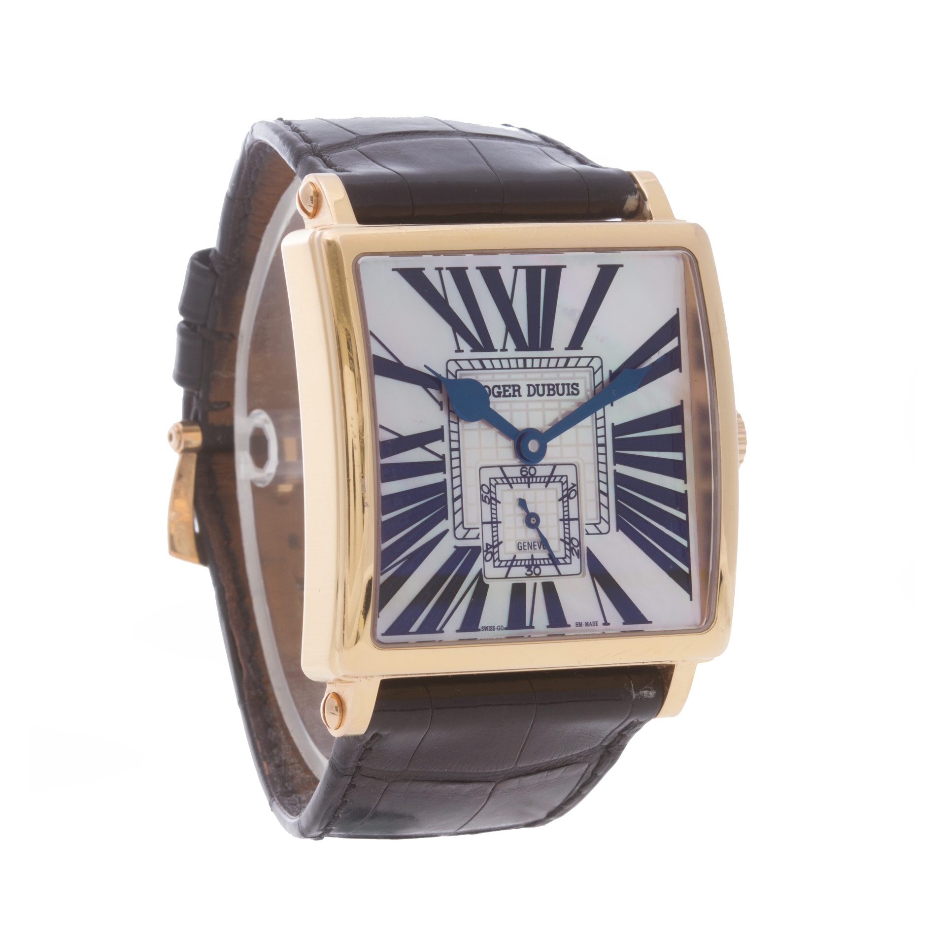 Roger Dubuis G43.14.5 Golden Square Automatic Male 18k Pink Gold Watches Roger Dubuis G43.14.5 Golden Square Automatic Male 18k Pink Gold Watches