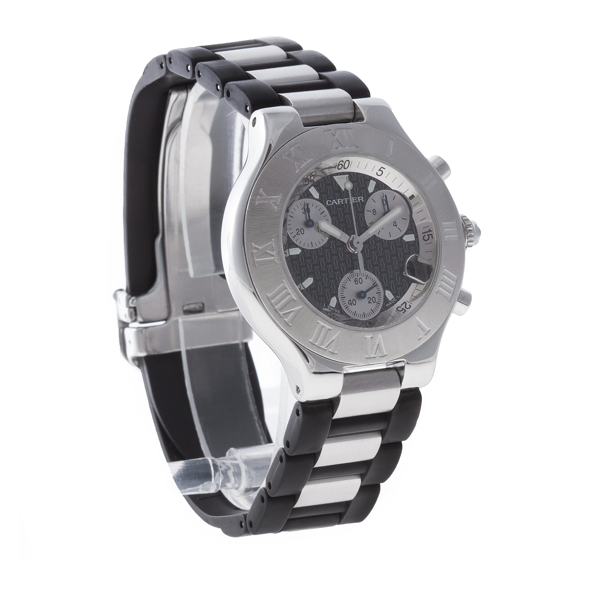 Cartier w10125u2 Chronoscaph 21 Quartz Unisex Stainless Steel Watches Cartier w10125u2 Chronoscaph 21 Quartz Unisex Stainless Steel Watches