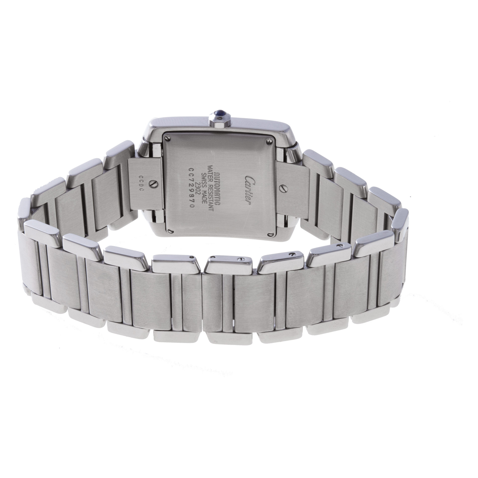 Cartier 2302 Tank Automatic Male Stainless Steel Watches Cartier 2302 Tank Automatic Male Stainless Steel Watches